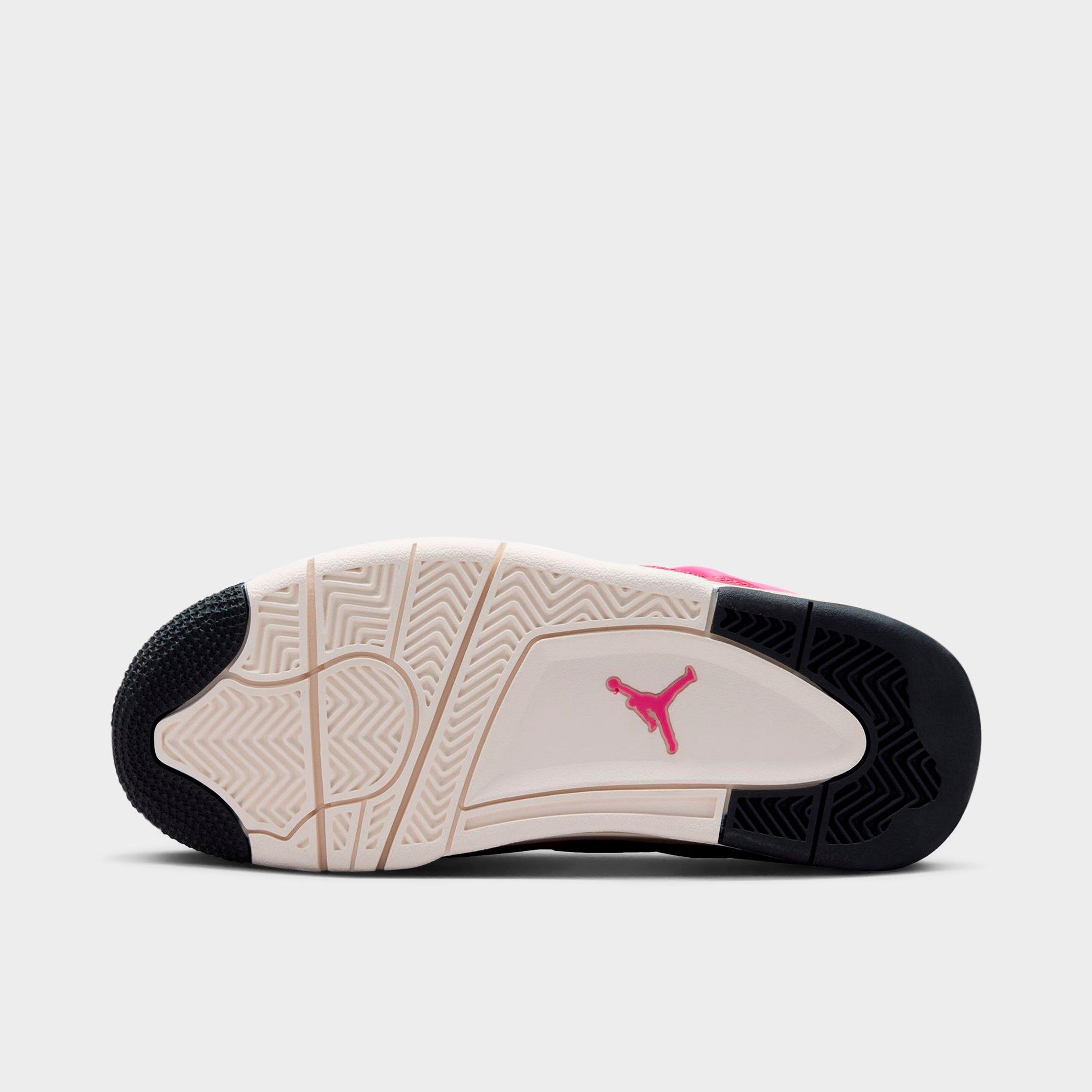 Girls' Big Kids' Air Jordan Retro 4 Basketball Shoes