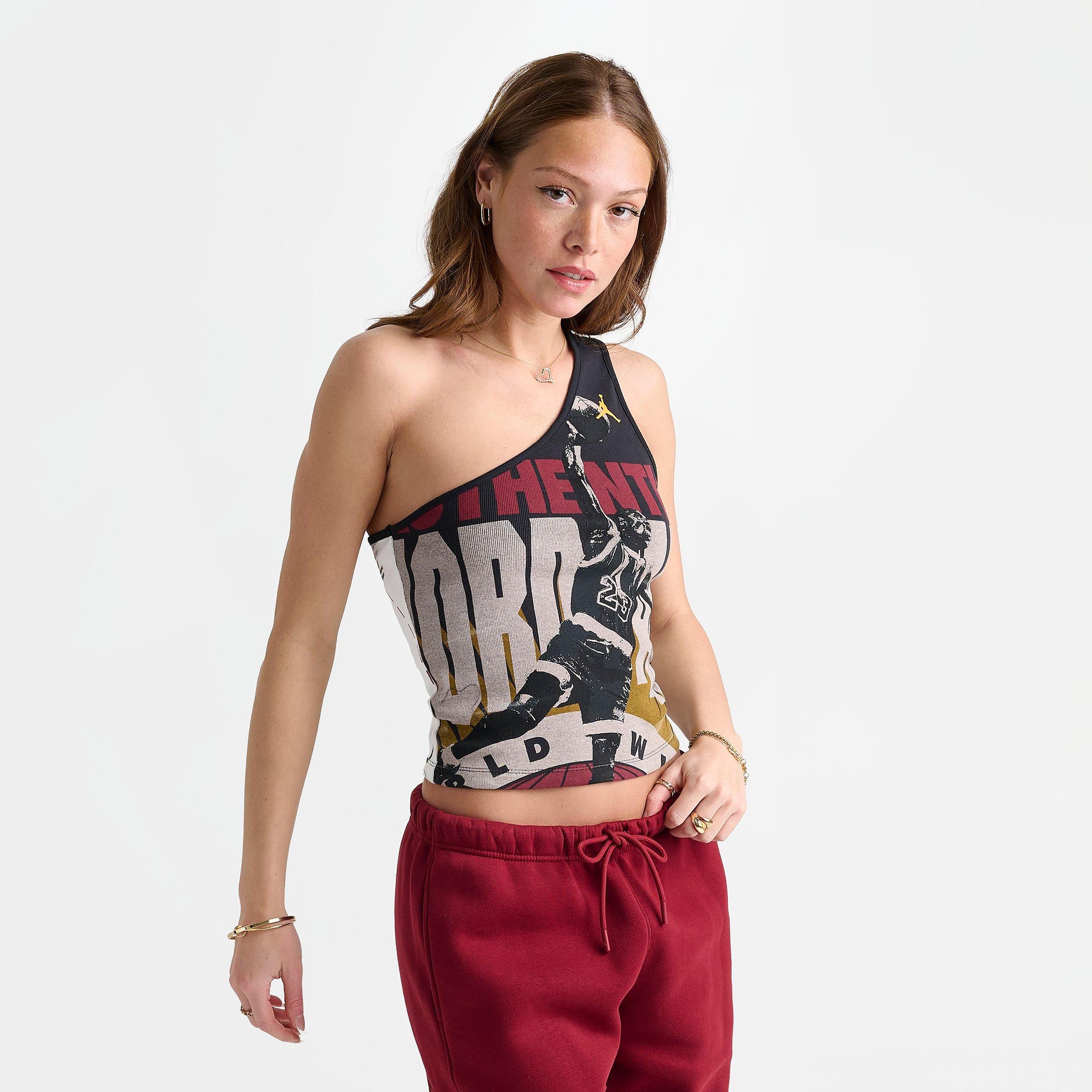 Women's Jordan Flight Graphic One-Shoulder Tank