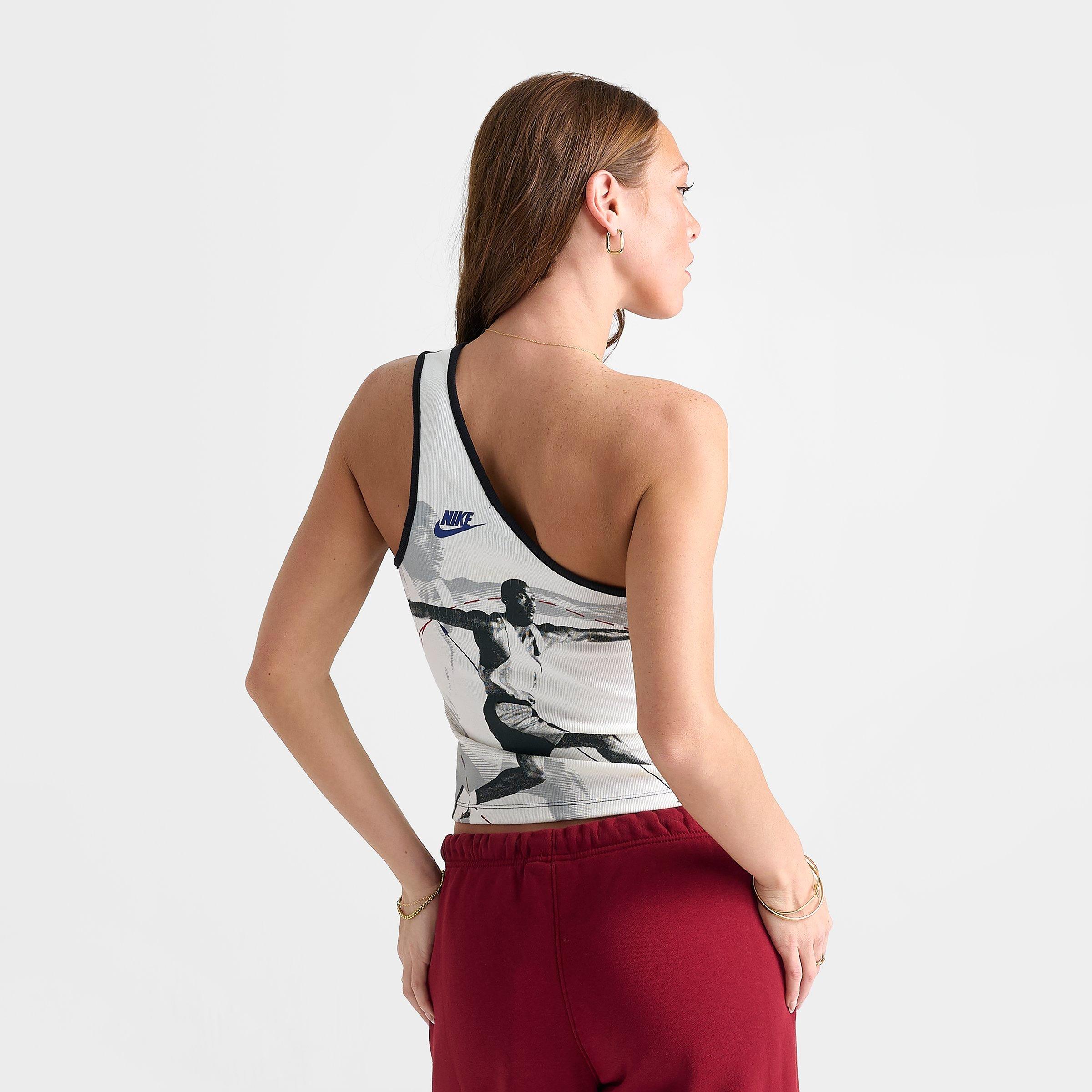Women's Jordan Flight Graphic One-Shoulder Tank