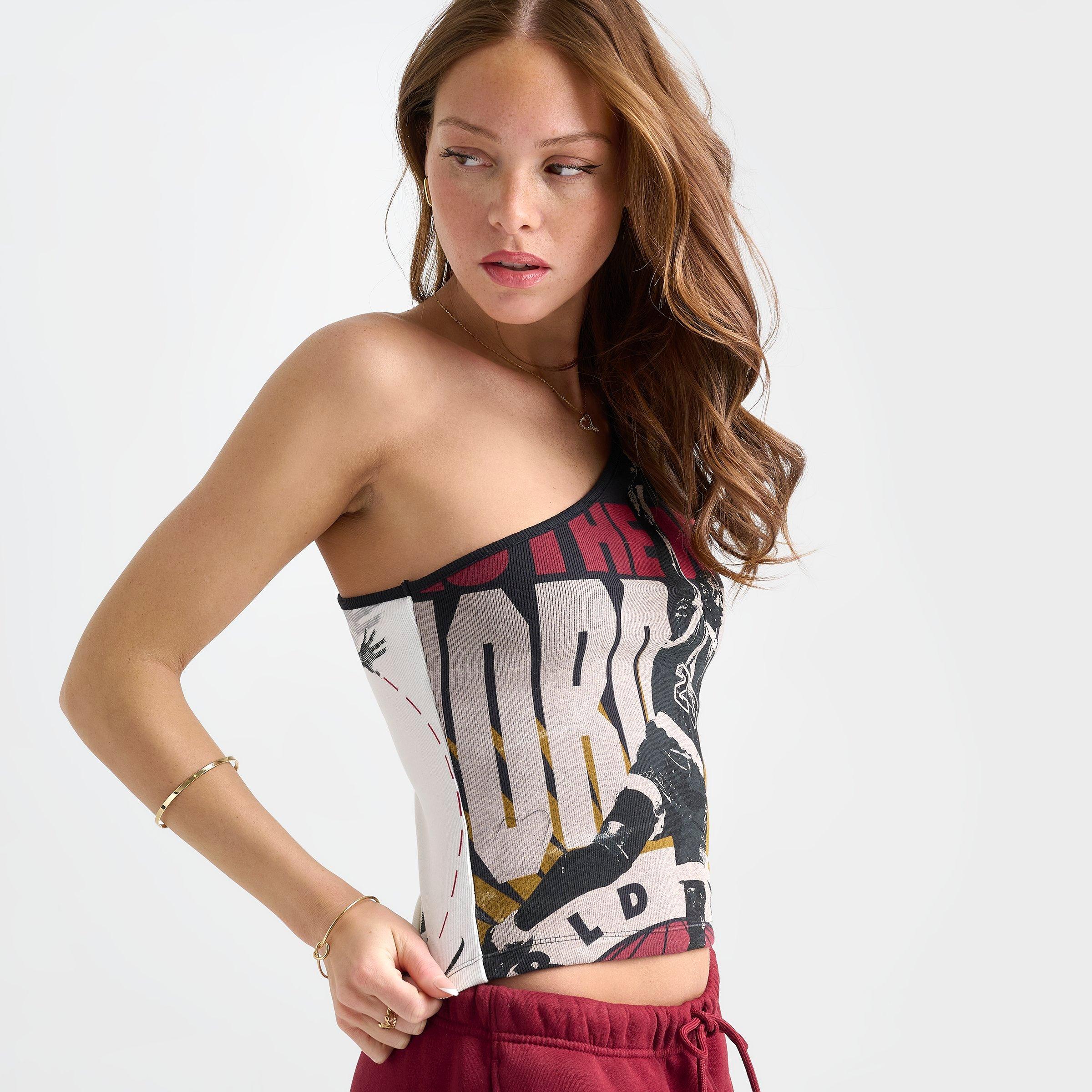 Women's Jordan Flight Graphic One-Shoulder Tank