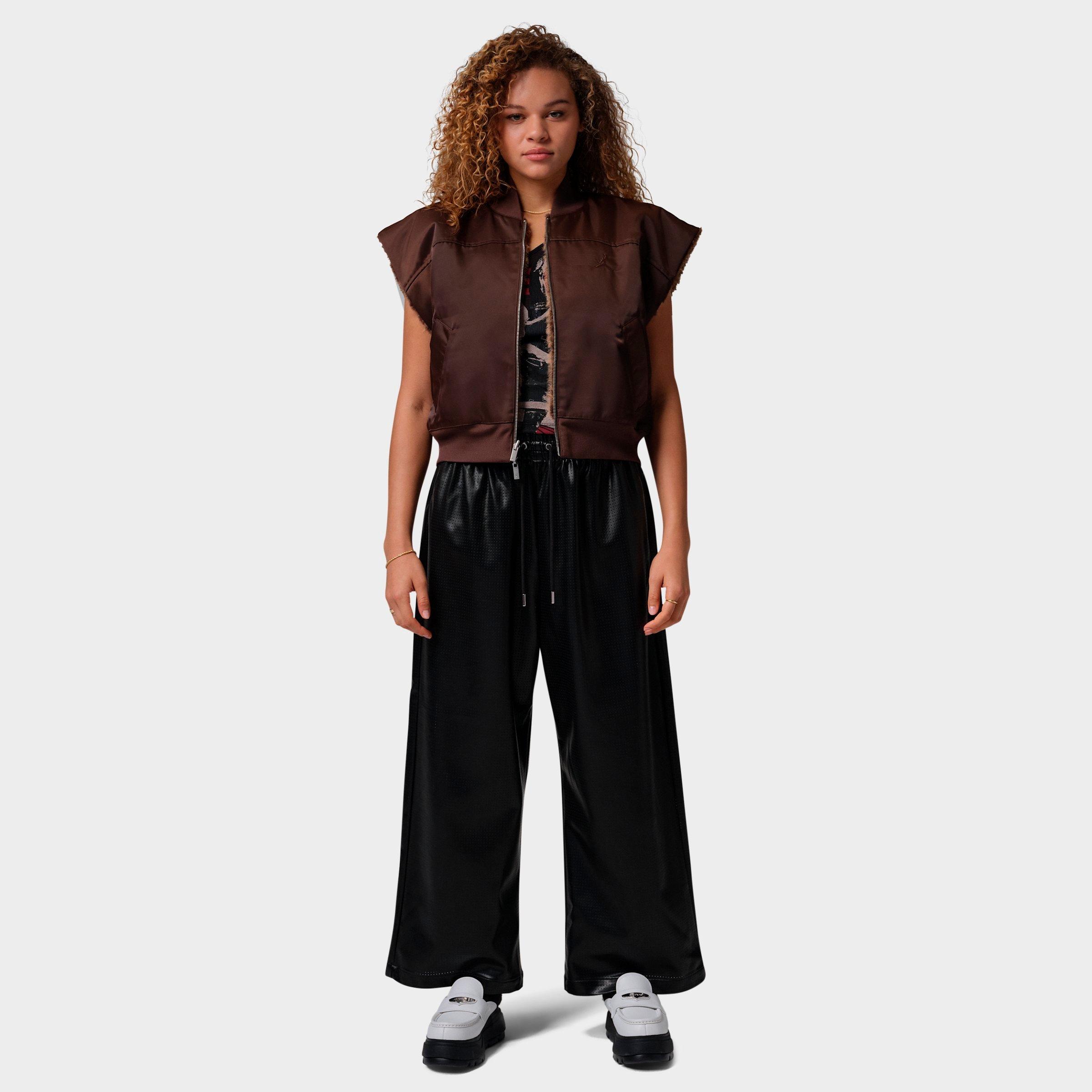 Women's Jordan Flight Faux-Leather Pants