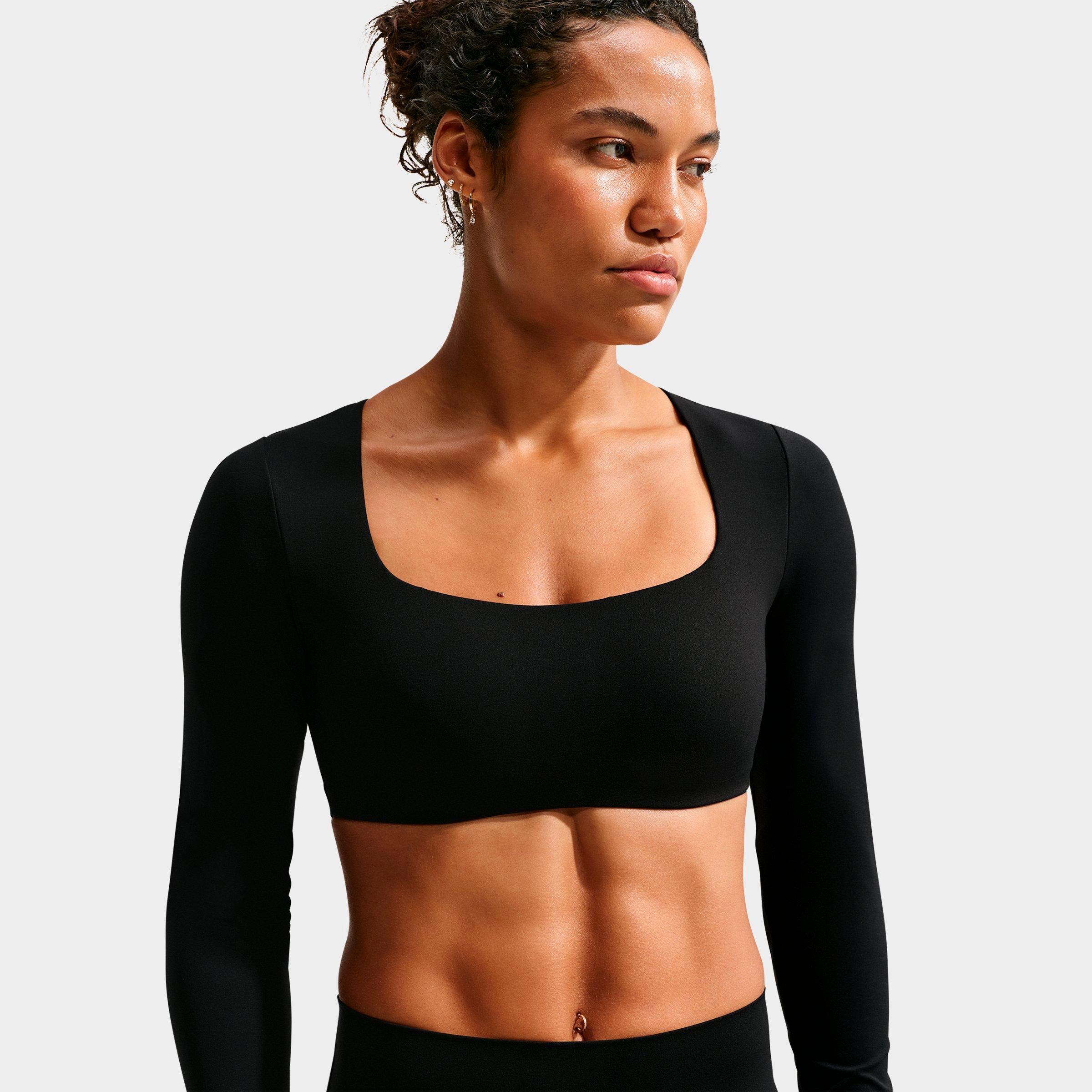Women's Nike Zenvy Light-Support Padded Long-Sleeve Sports Bra