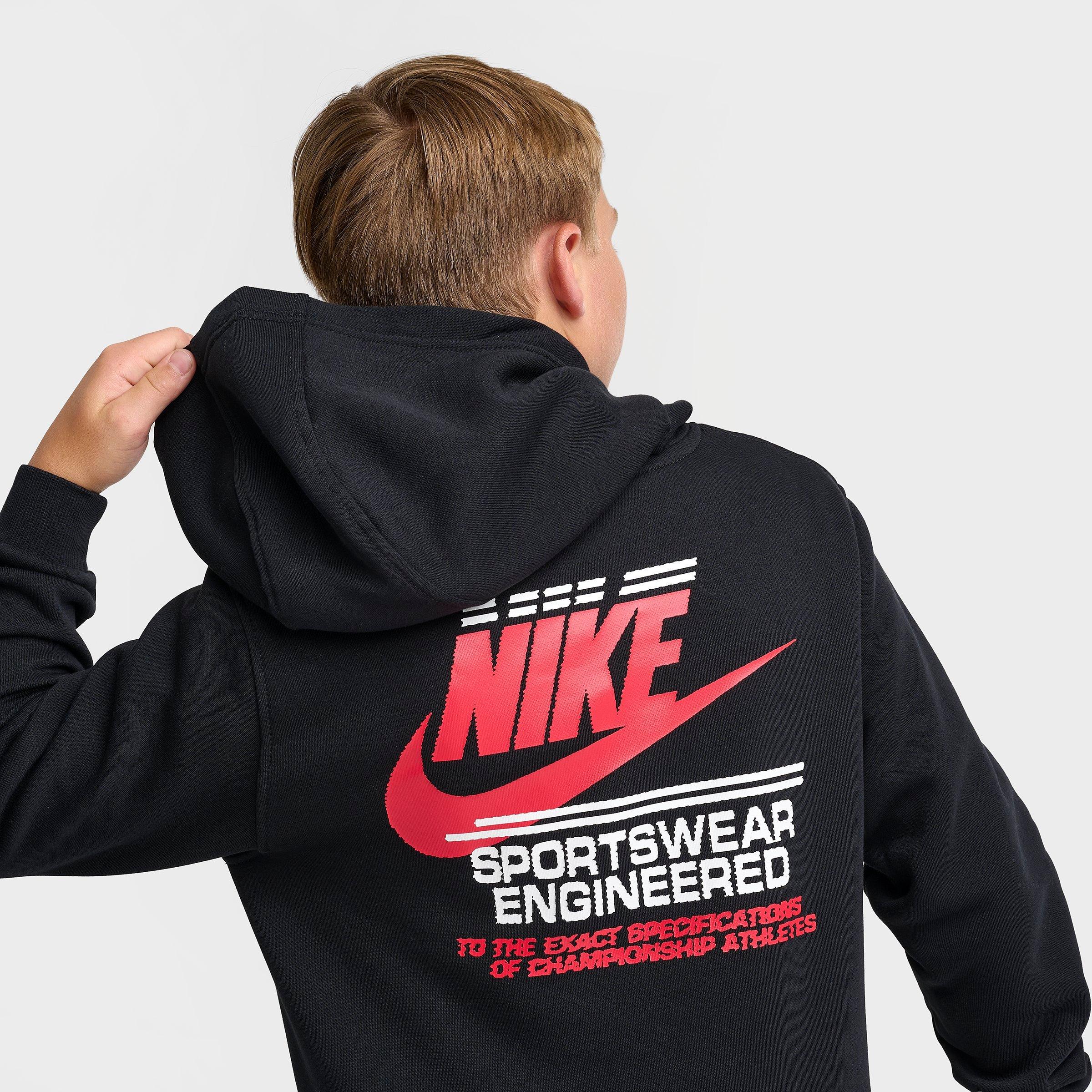 Big Kids' Nike Sportswear Futura Club Pullover Hoodie