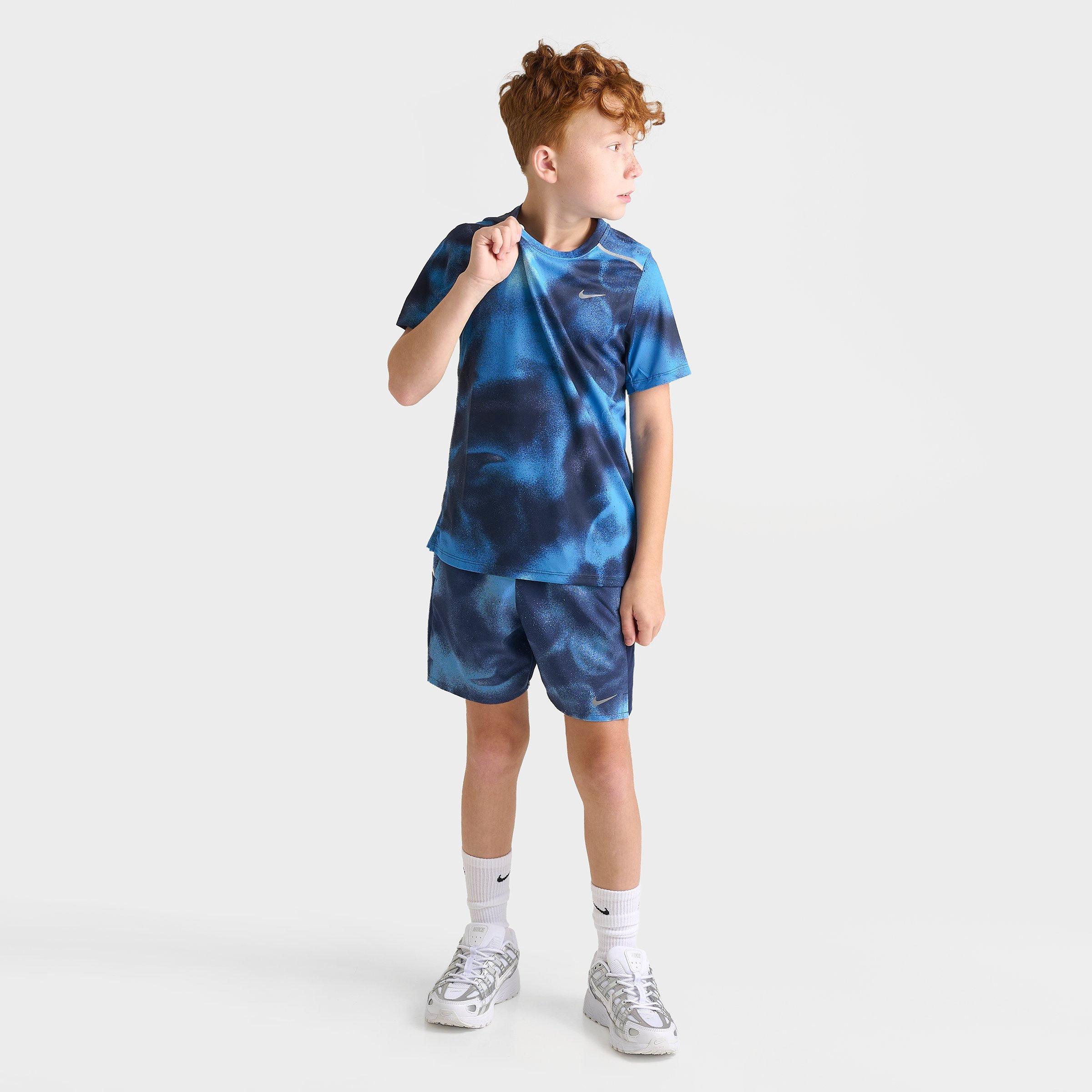 Big Kids' Nike Miler Dri-FIT Printed Training T-Shirt