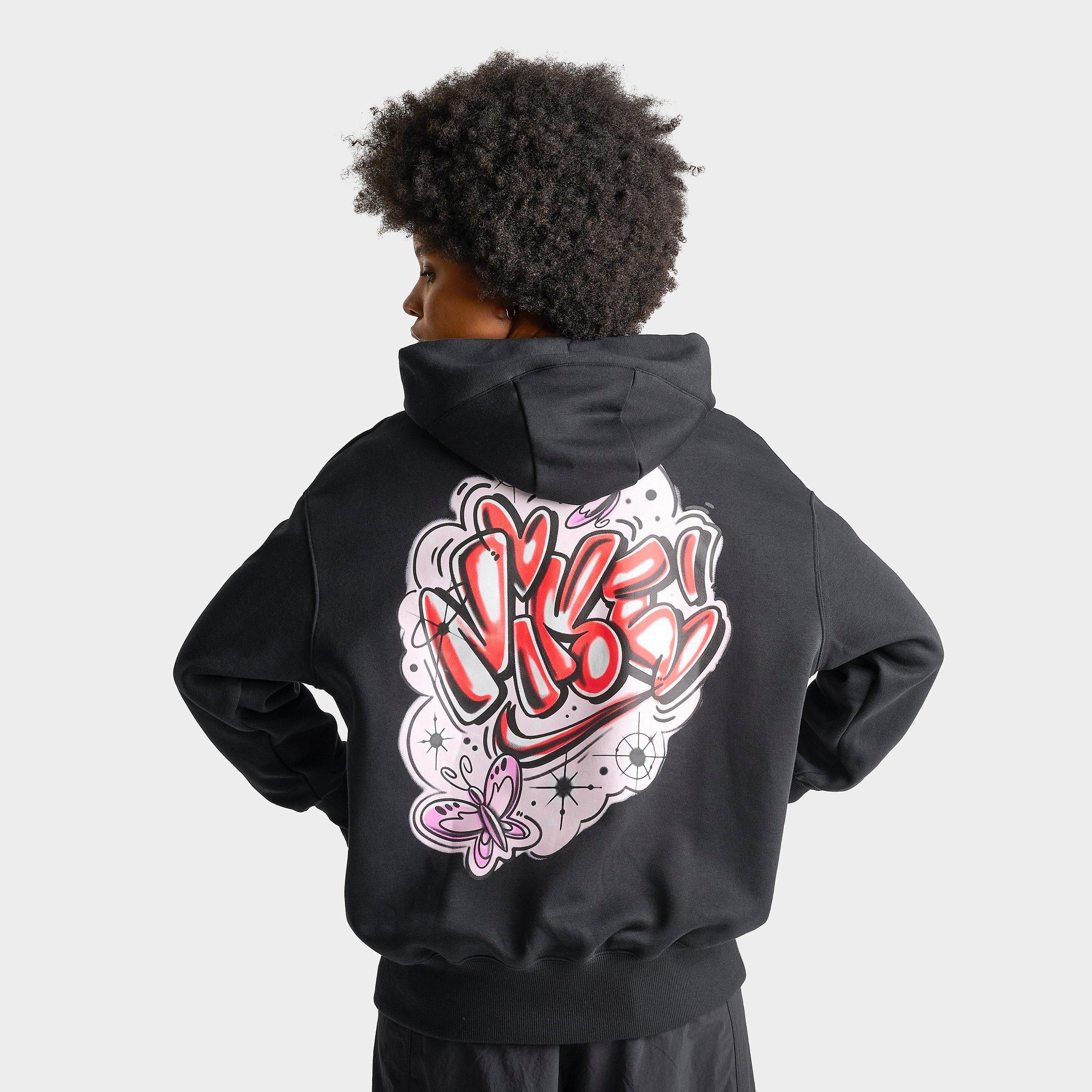 Women's Nike Sportswear Phoenix Fleece Airbrushed Oversized Pullover Hoodie
