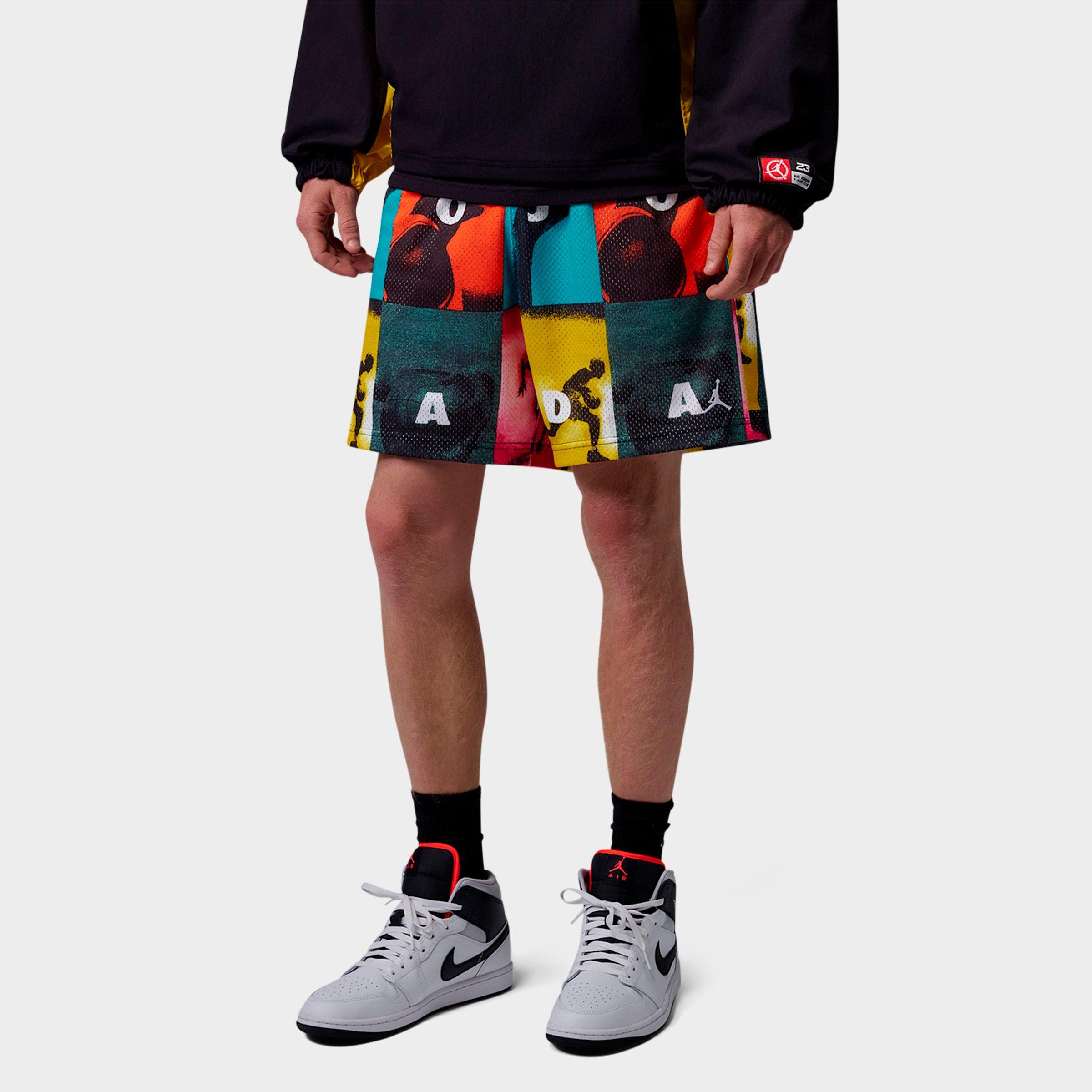 Men's Jordan Brooklyn Collage Graphic Print Mesh Shorts