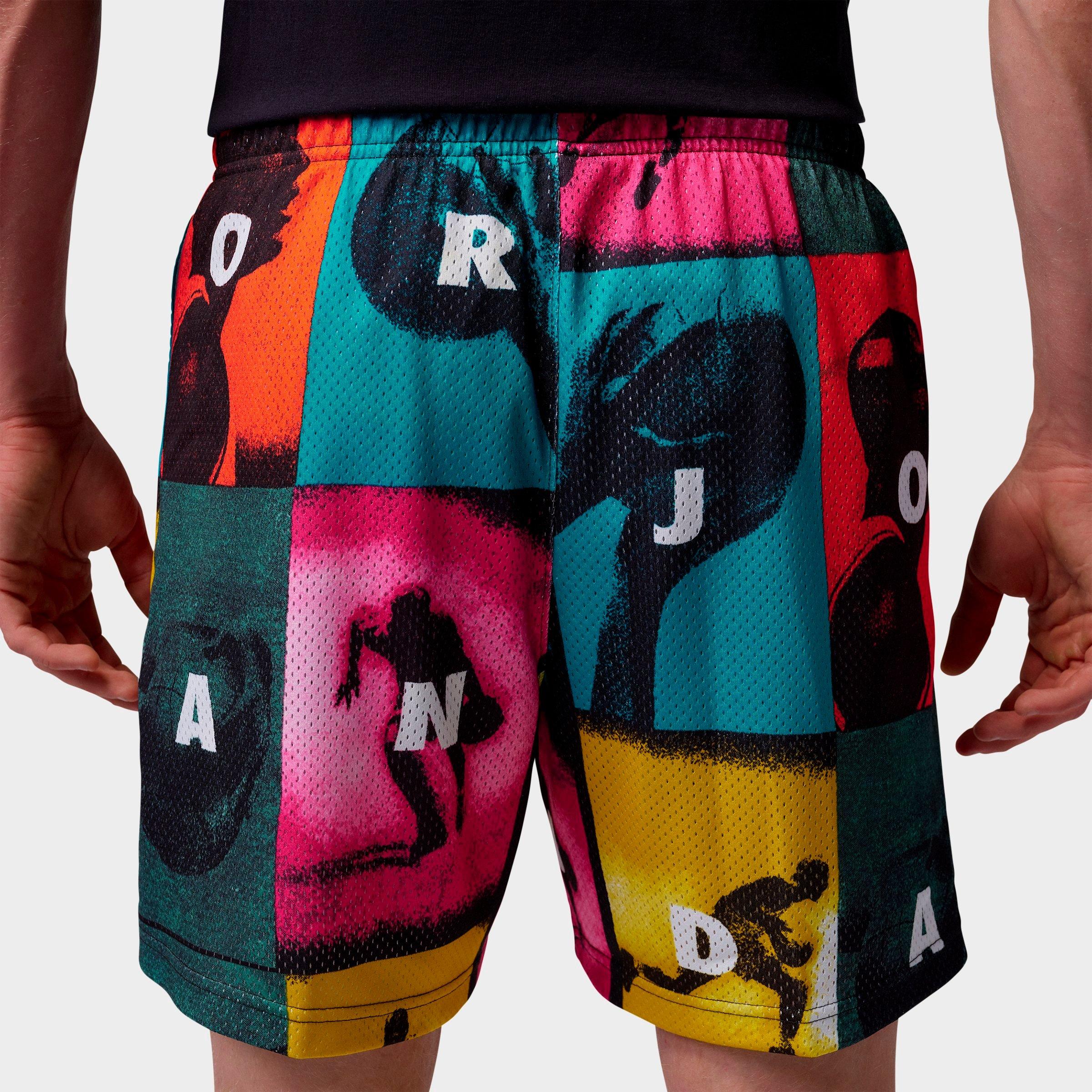 Men's Jordan Brooklyn Collage Graphic Print Mesh Shorts