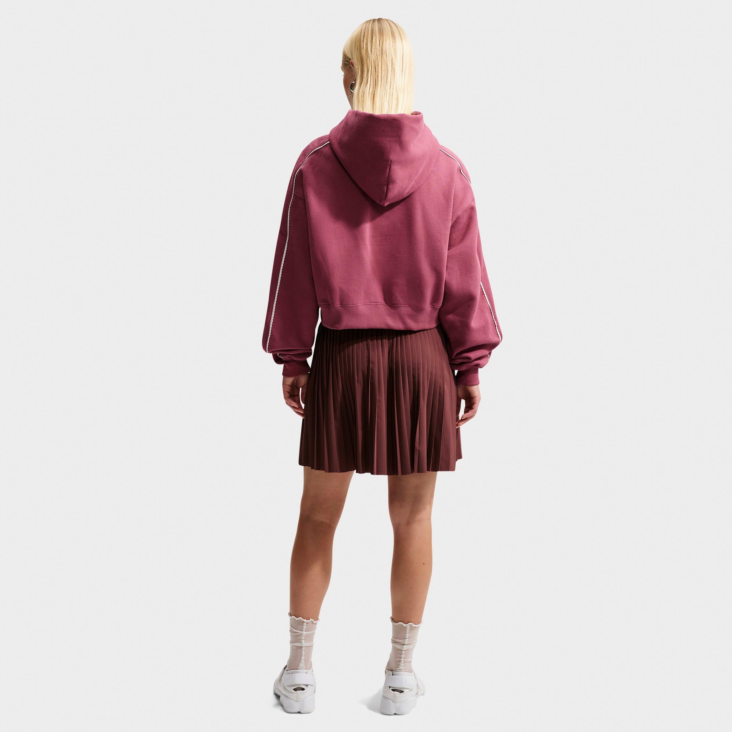 Women's Nike Studio Fleece Medium Weight "Graphic Pack" Cropped Pullover Hoodie