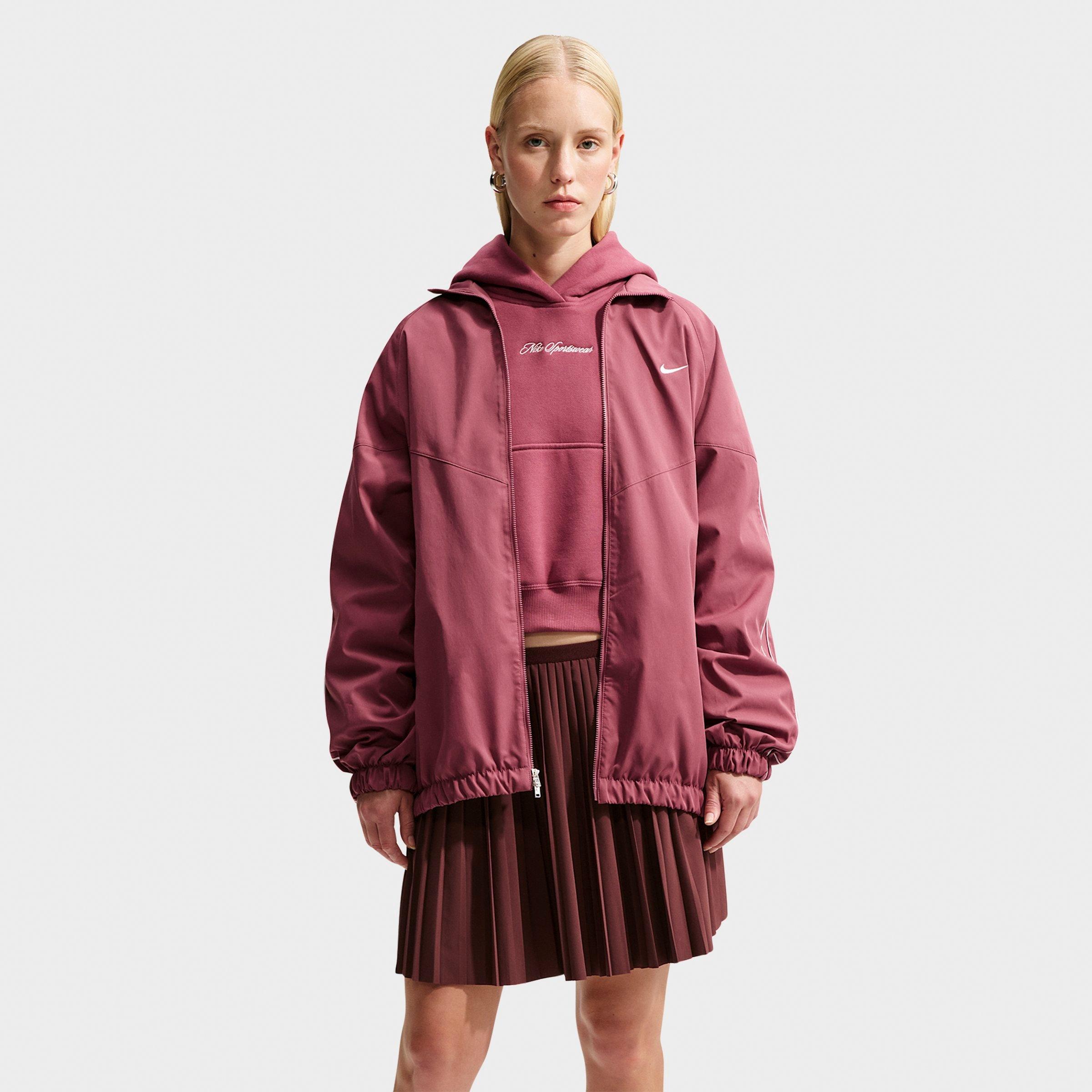 Women's Nike Studio Fleece Medium Weight "Graphic Pack" Cropped Pullover Hoodie
