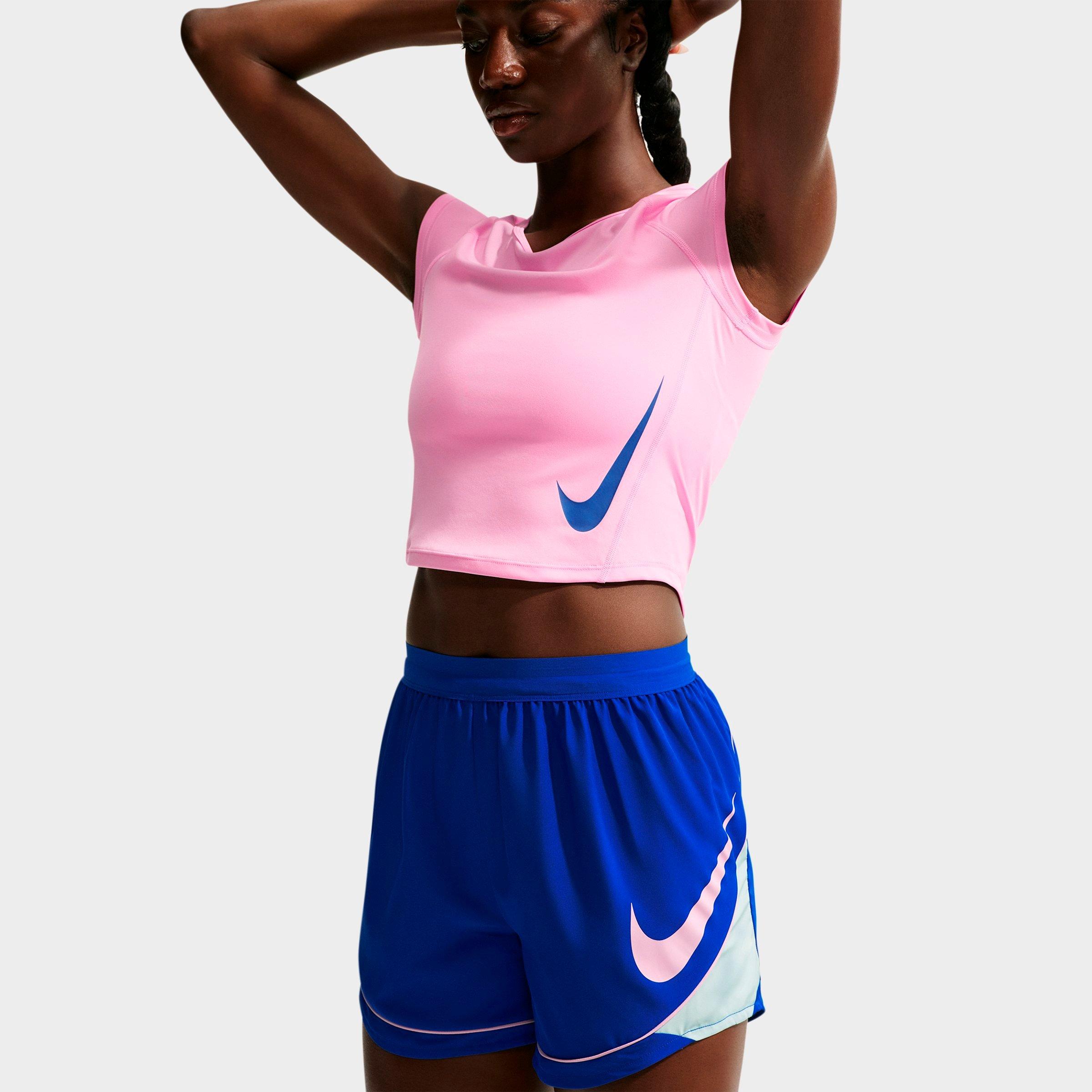 Women's Nike Swoosh Dri-FIT Mid-Rise Unlined Running Shorts