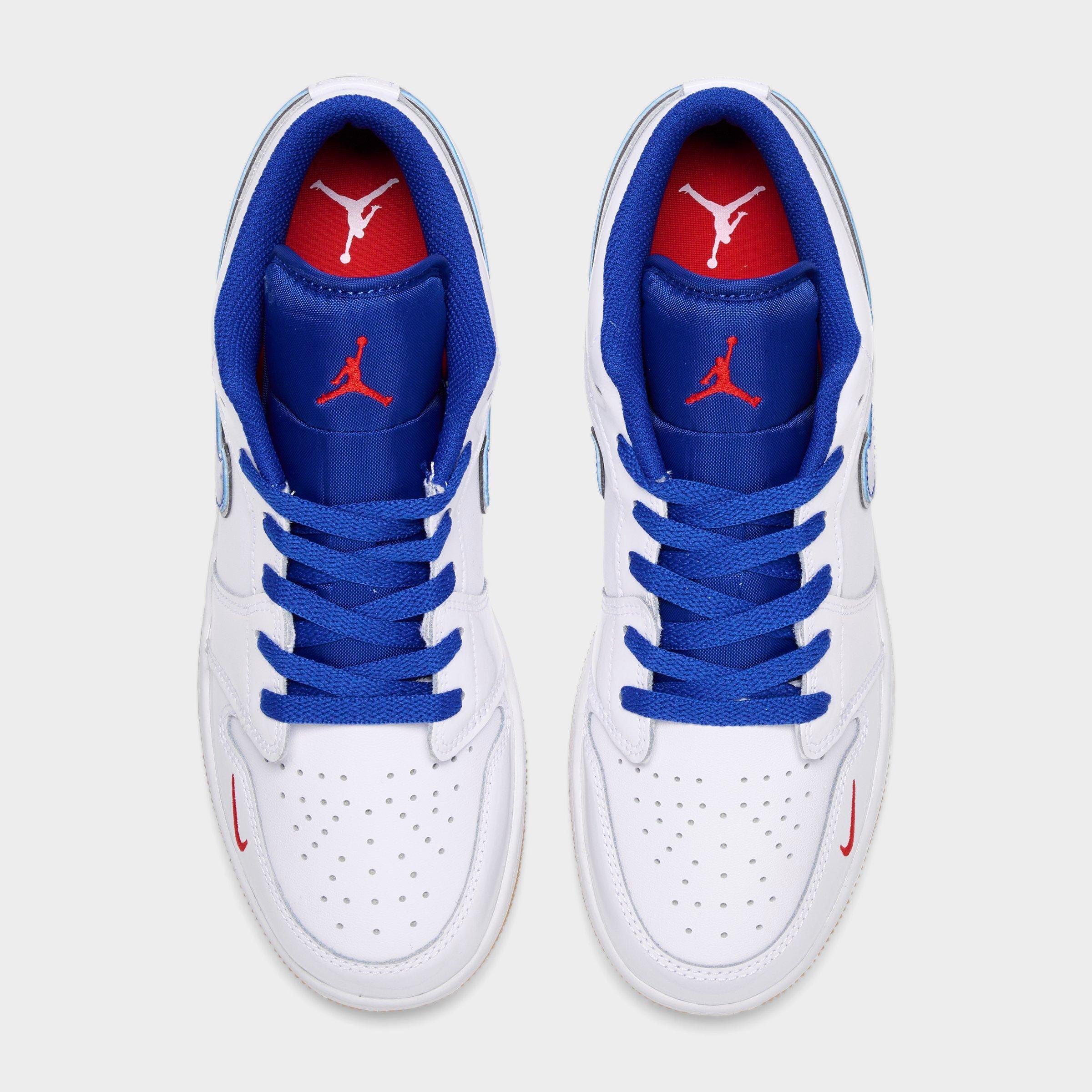 Big Kids' Air Jordan Retro 1 Low Casual Shoes