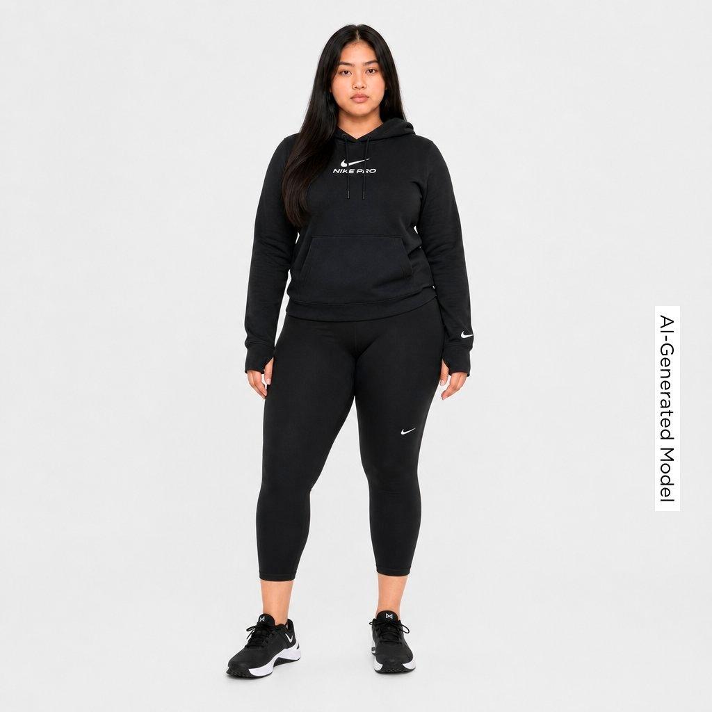 Women's Nike Pro Dri-FIT French Terry Pullover Hoodie