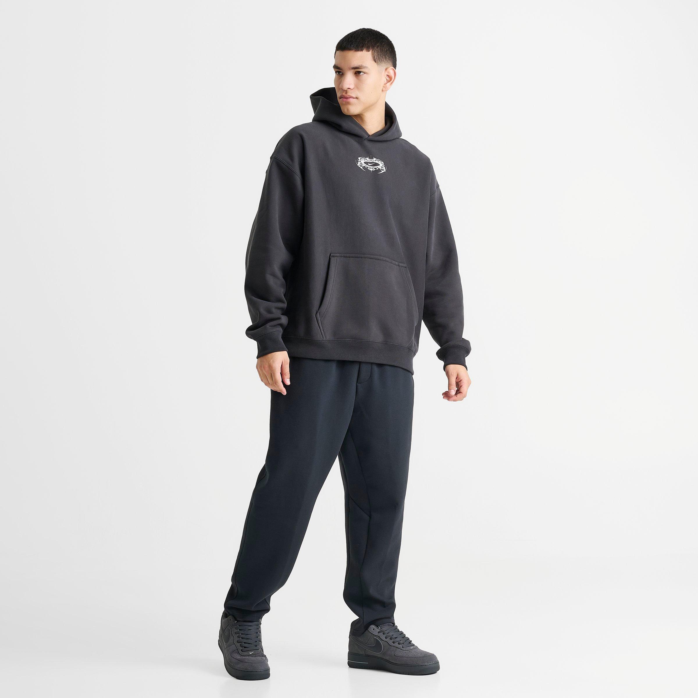 Men's Nike Solo Swoosh Lightning Graphic Fleece Pullover Hoodie