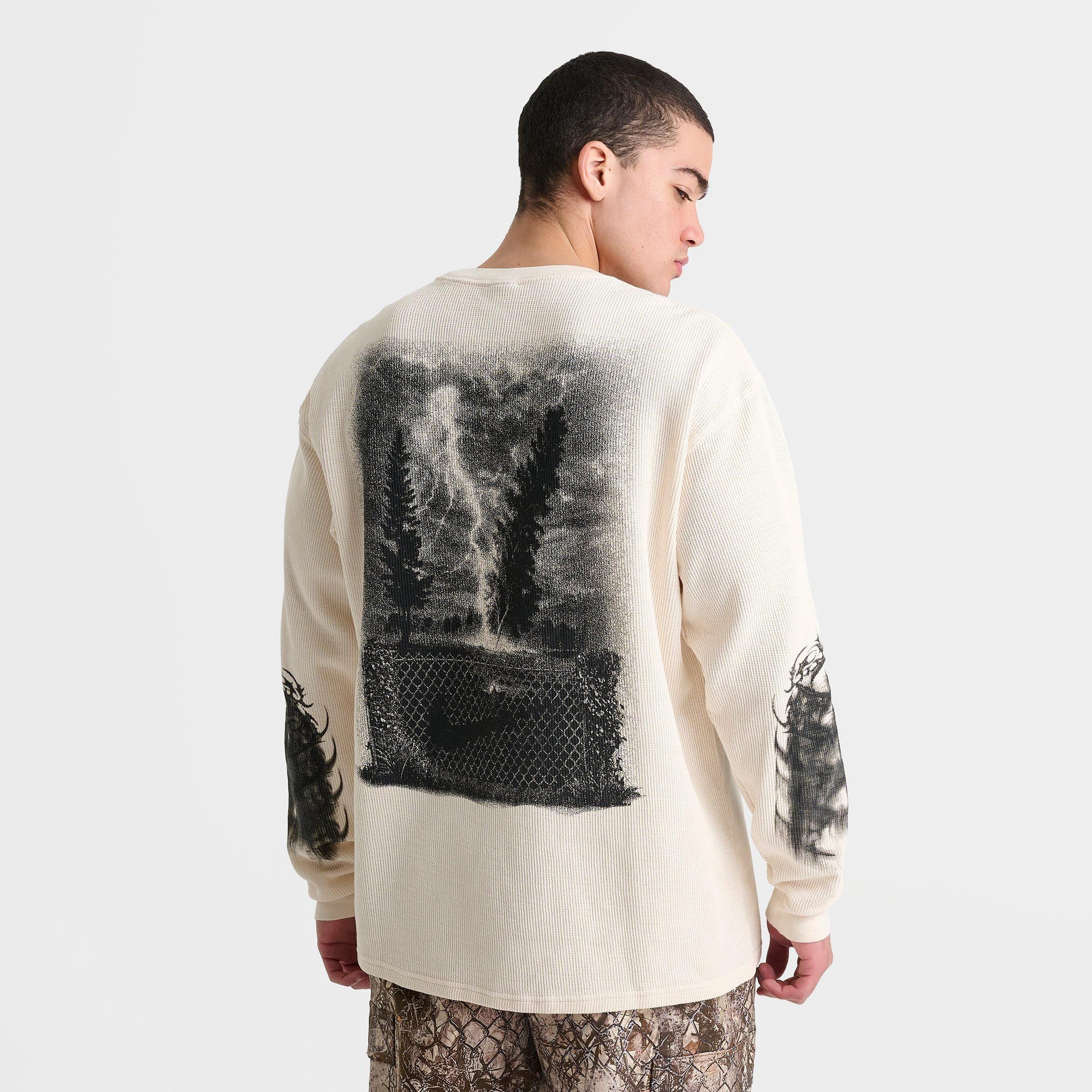 Men's Nike Sportswear Lightning Graphic Long-Sleeve Thermal Shirt