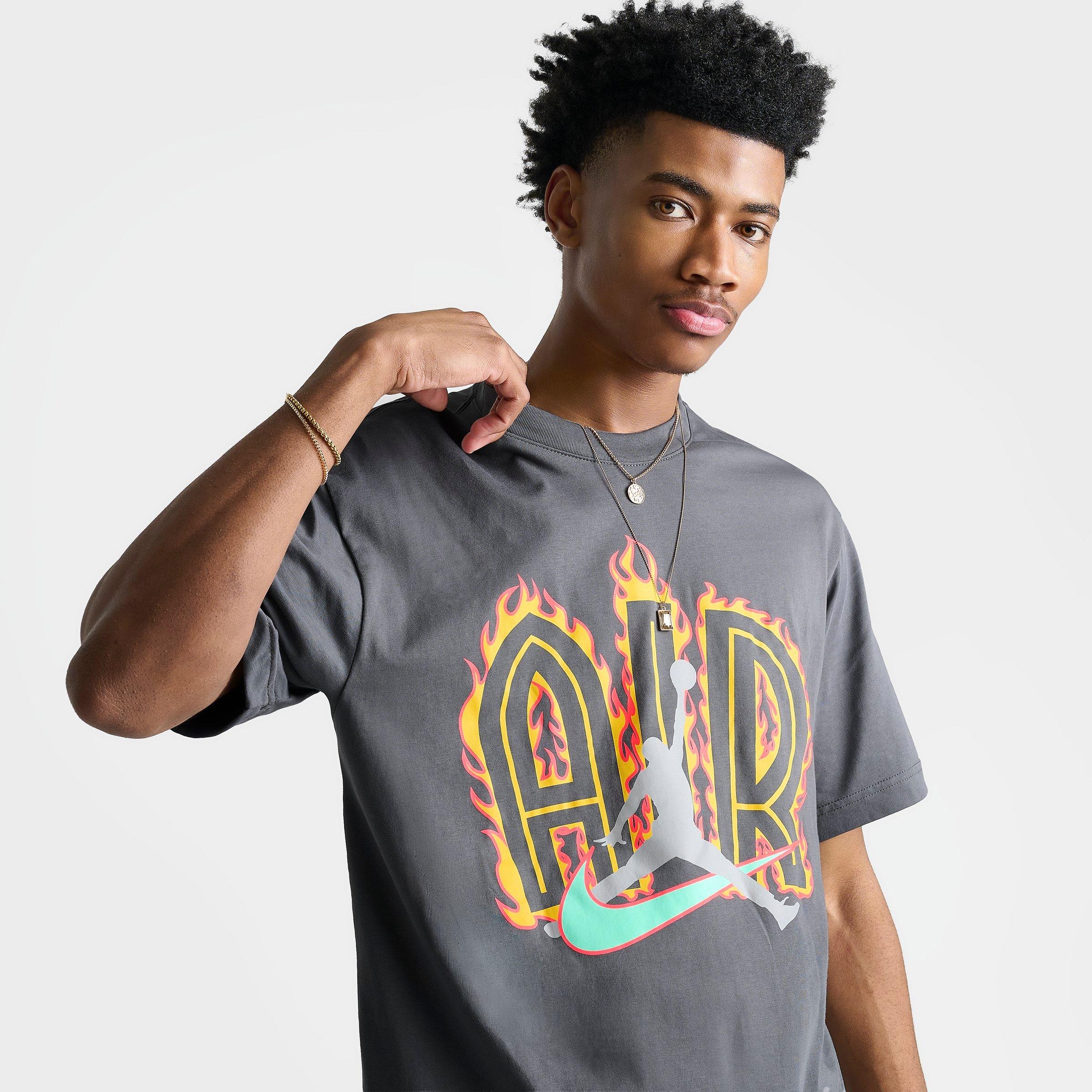 Men's Jordan Air Flame Graphic T-Shirt