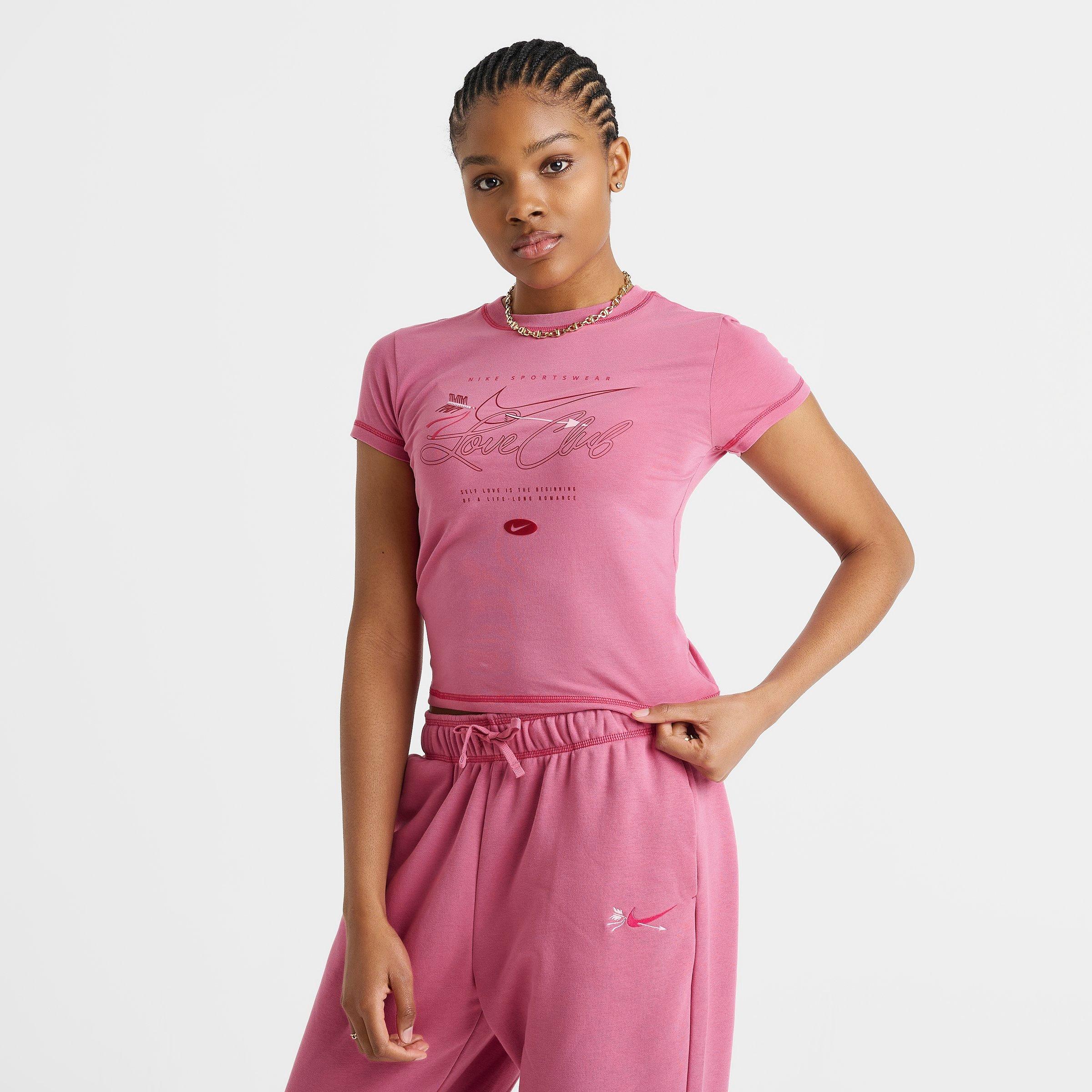 Women's Nike Sportswear Valentine's Day Chill Knit Mod Crop T-Shirt