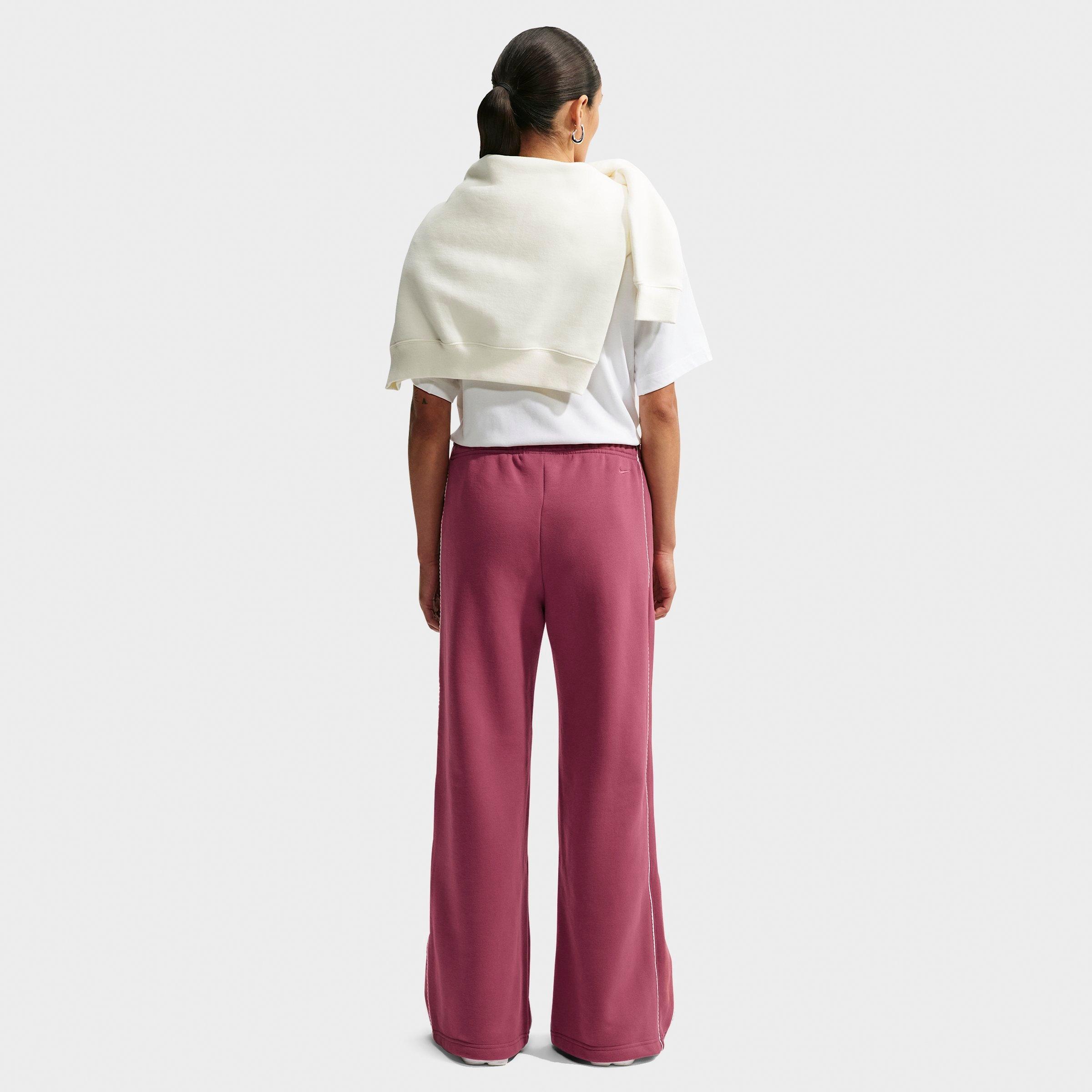 Women's Nike Studio Fleece Medium-Weight "Graphic Pack" Mid-Rise Wide-Leg Pants