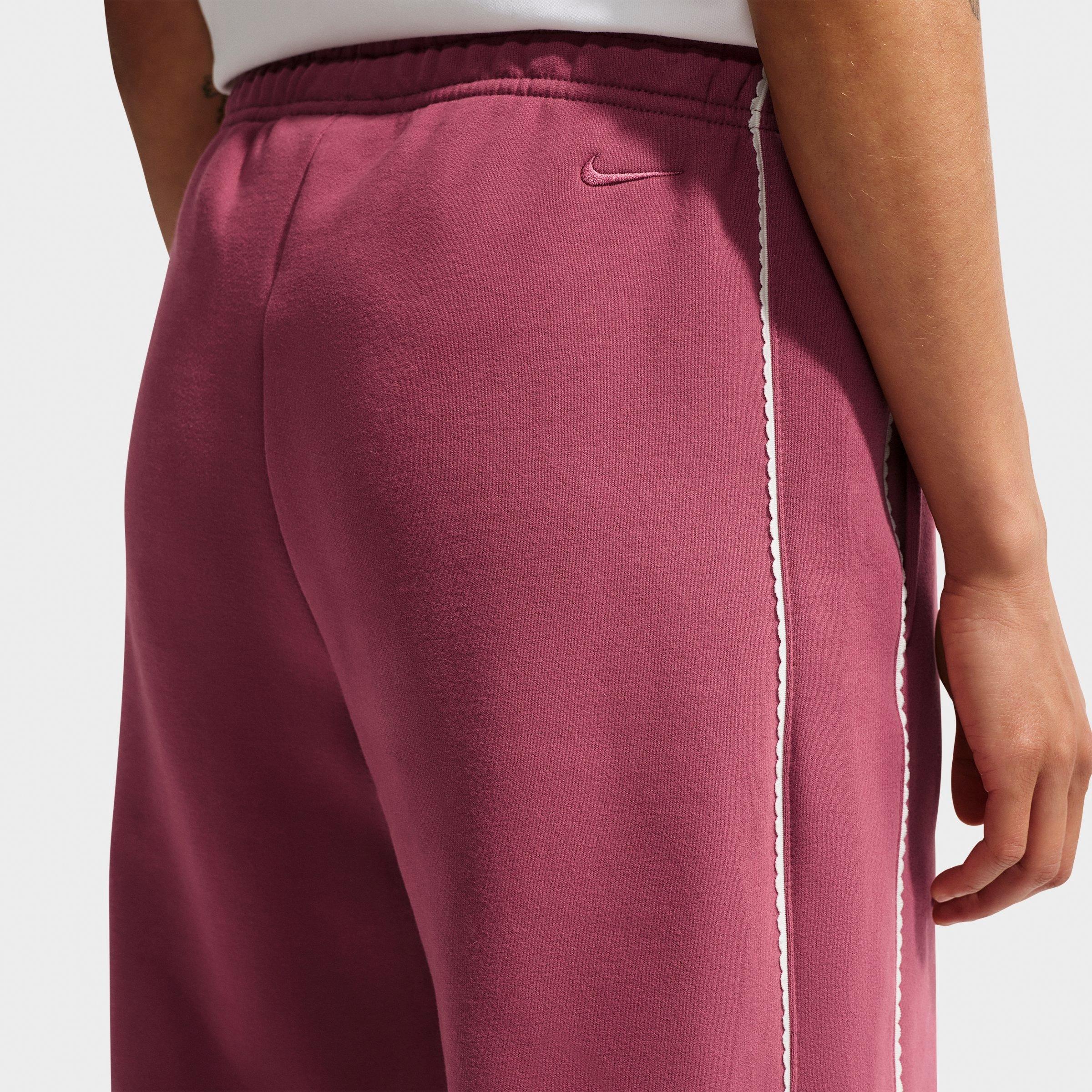 Women's Nike Studio Fleece Medium-Weight "Graphic Pack" Mid-Rise Wide-Leg Pants