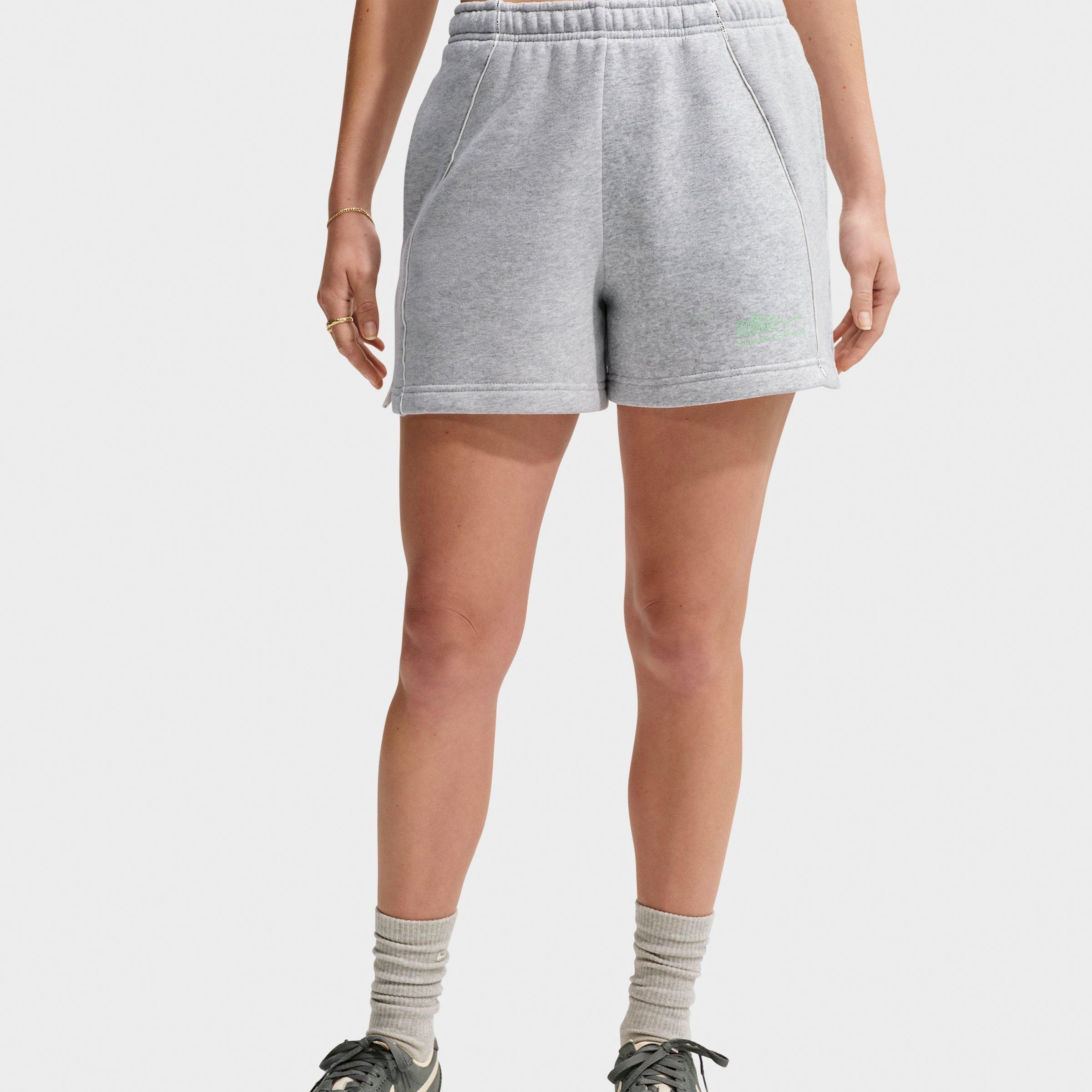 Women's Nike Studio Fleece Medium-Weight "Graphic Pack" Mid-Rise Shorts