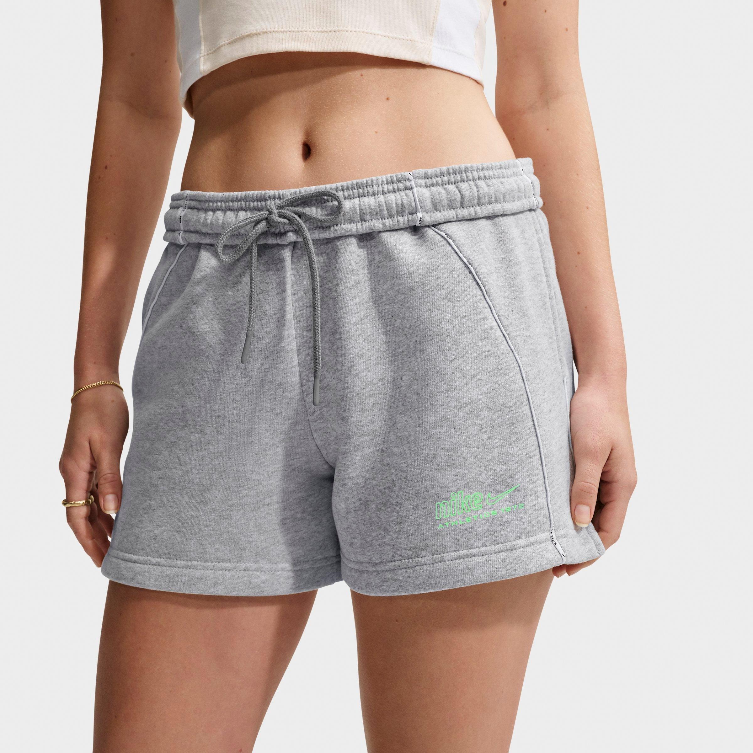 Women's Nike Studio Fleece Medium-Weight "Graphic Pack" Mid-Rise Shorts
