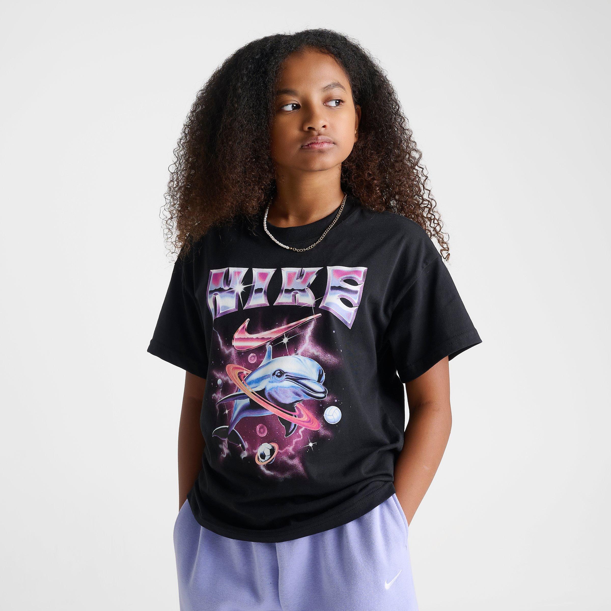 Girls' Big Kids' Nike Sportswear Futura Graphic T-Shirt