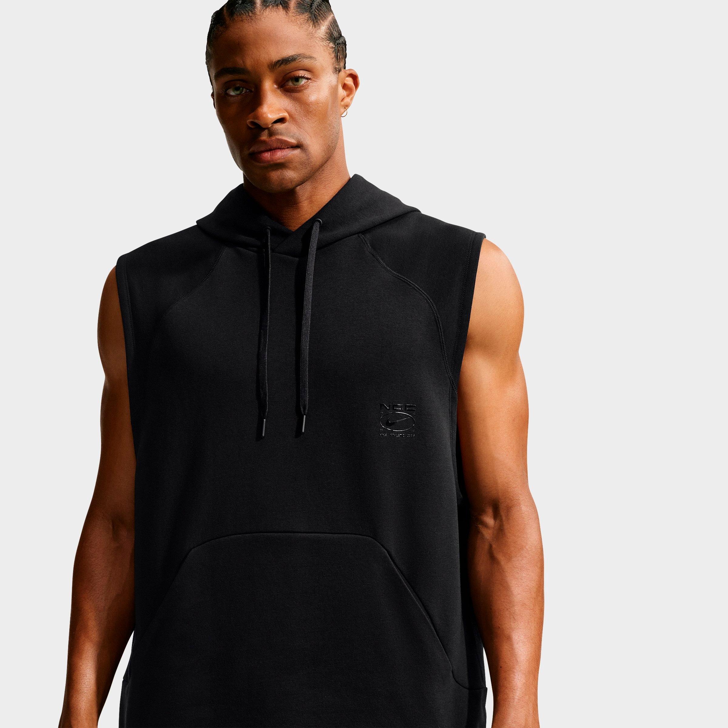 Men's Nike N.A.C. Dri-FIT Fleece Sleeveless Training Hoodie