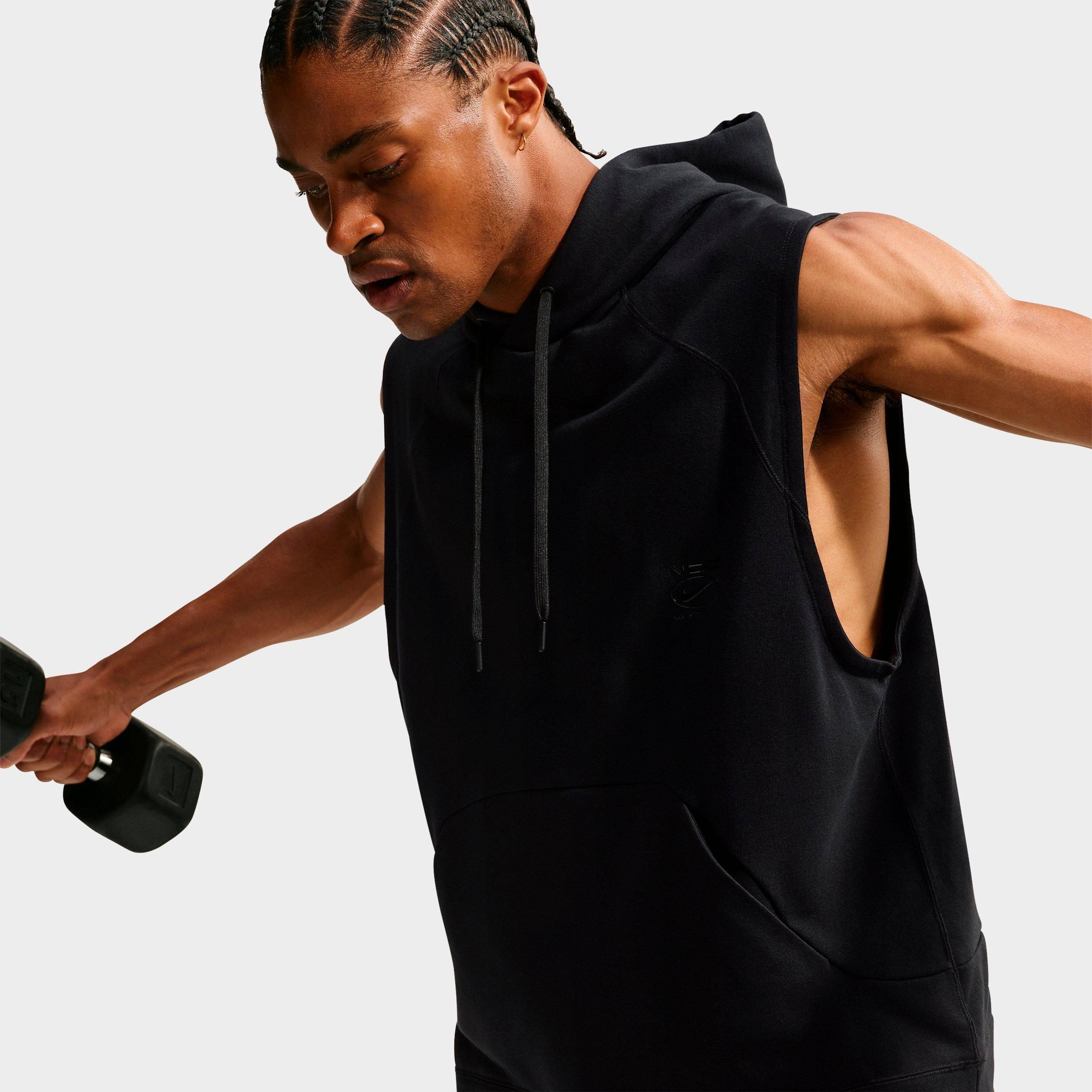 Men's Nike N.A.C. Dri-FIT Fleece Sleeveless Training Hoodie