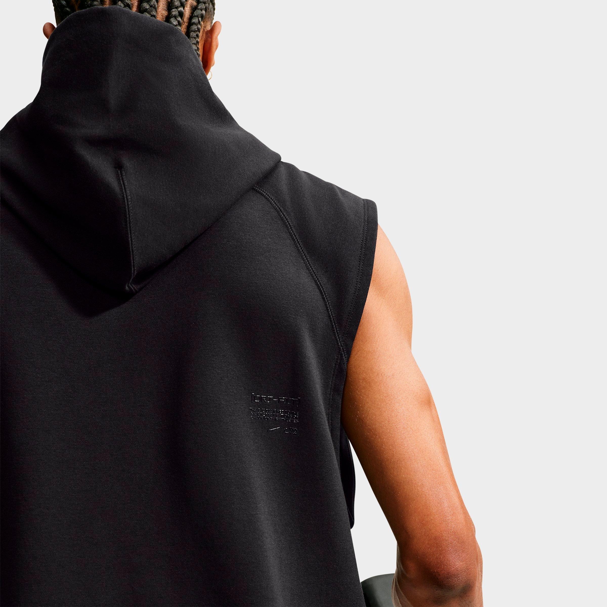 Men's Nike N.A.C. Dri-FIT Fleece Sleeveless Training Hoodie