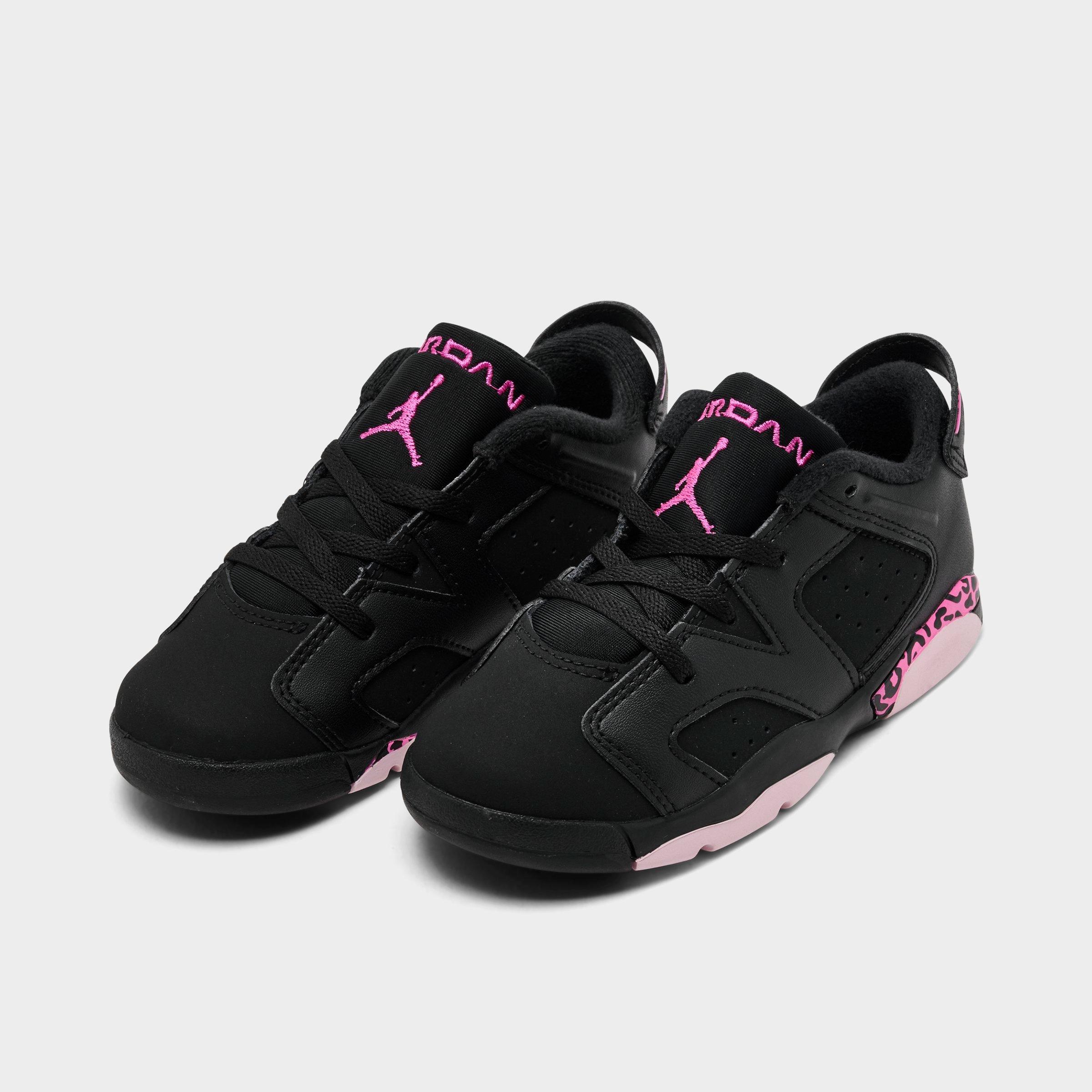 Kids' Toddler Air Jordan Retro 6 Low Basketball Shoes