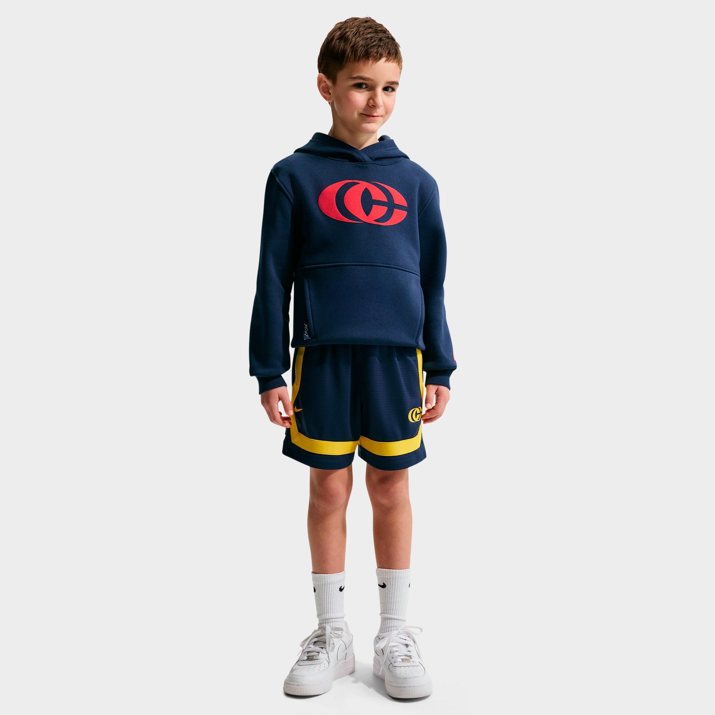 Big Kids' Nike x Caitlin Clark Essential Fleece Pullover Hoodie