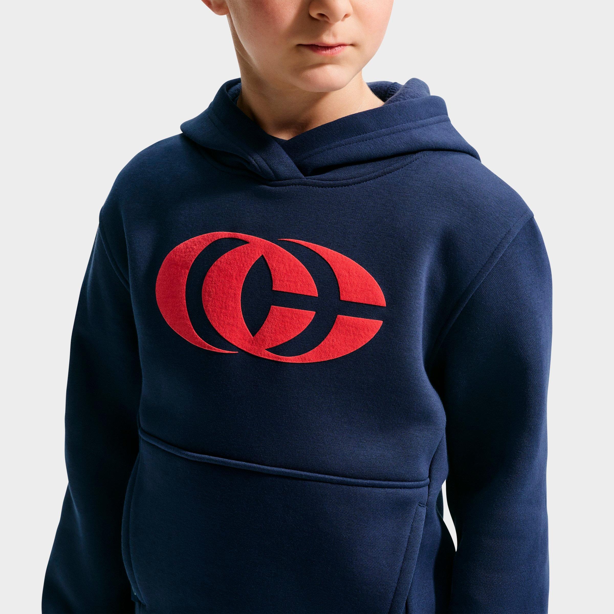 Big Kids' Nike x Caitlin Clark Essential Fleece Pullover Hoodie