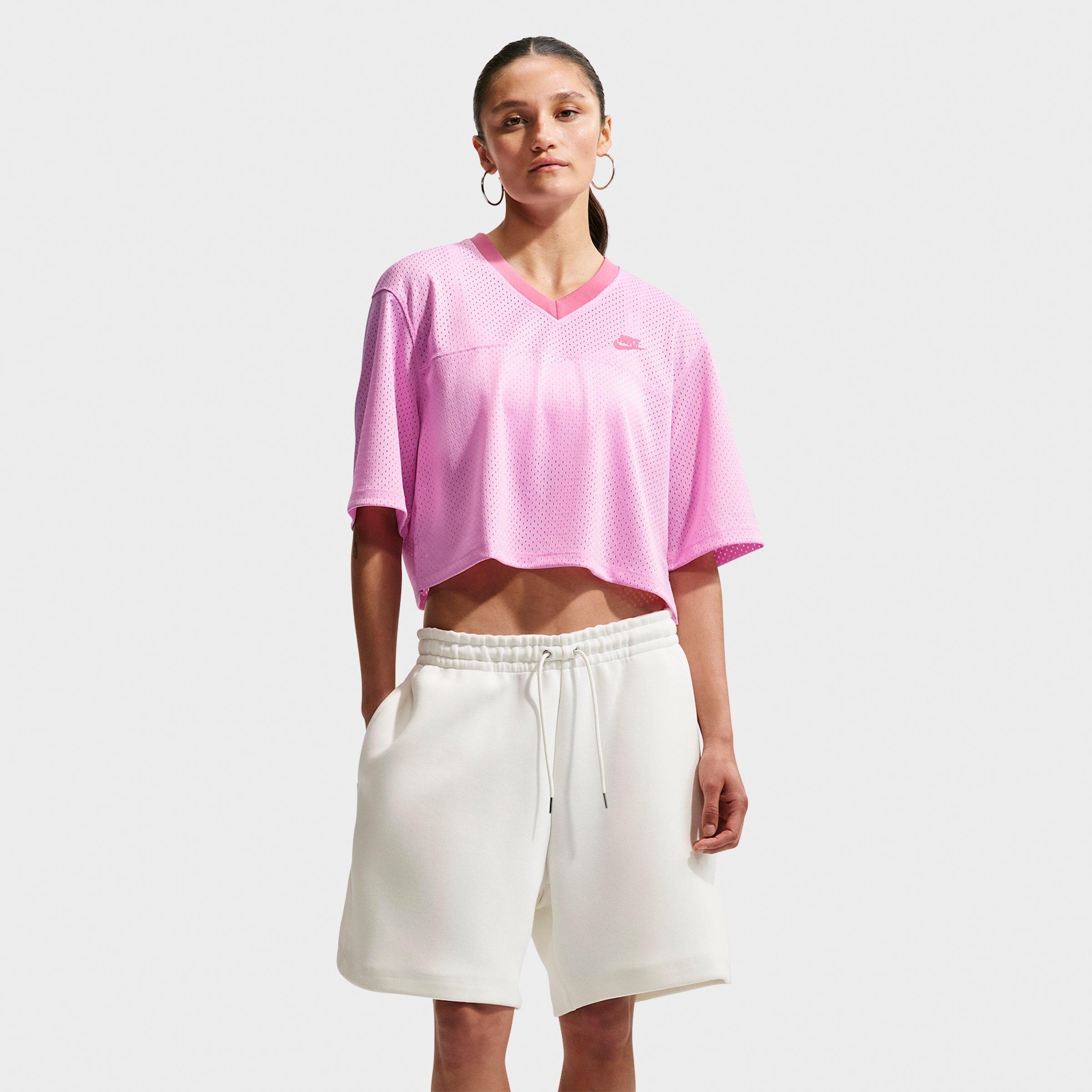 Women's Nike Sportswear Oversized Heritage Cropped Mesh Jersey