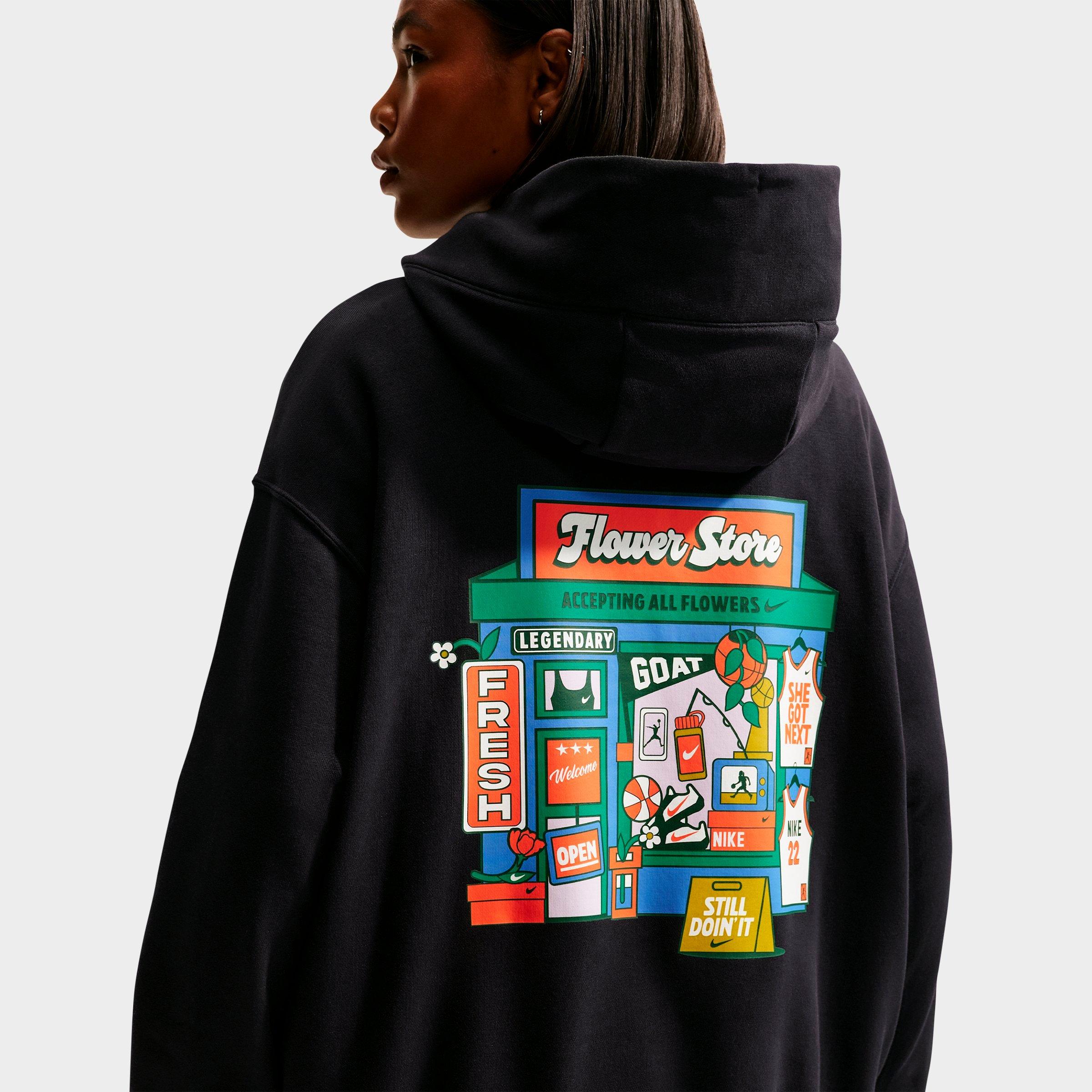 Women's Nike Phoenix Fleece Oversized Pullover Basketball Hoodie
