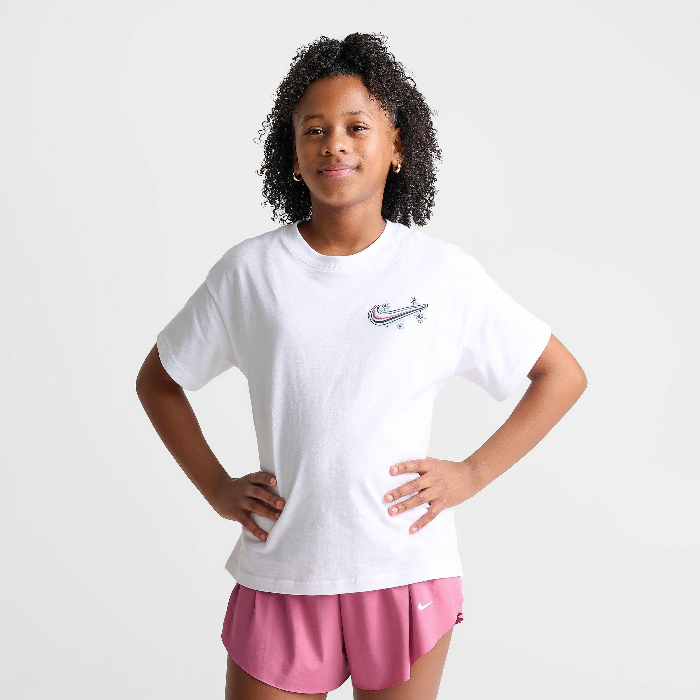 Girls' Big Kids' Nike Sportswear Doodle T-Shirt