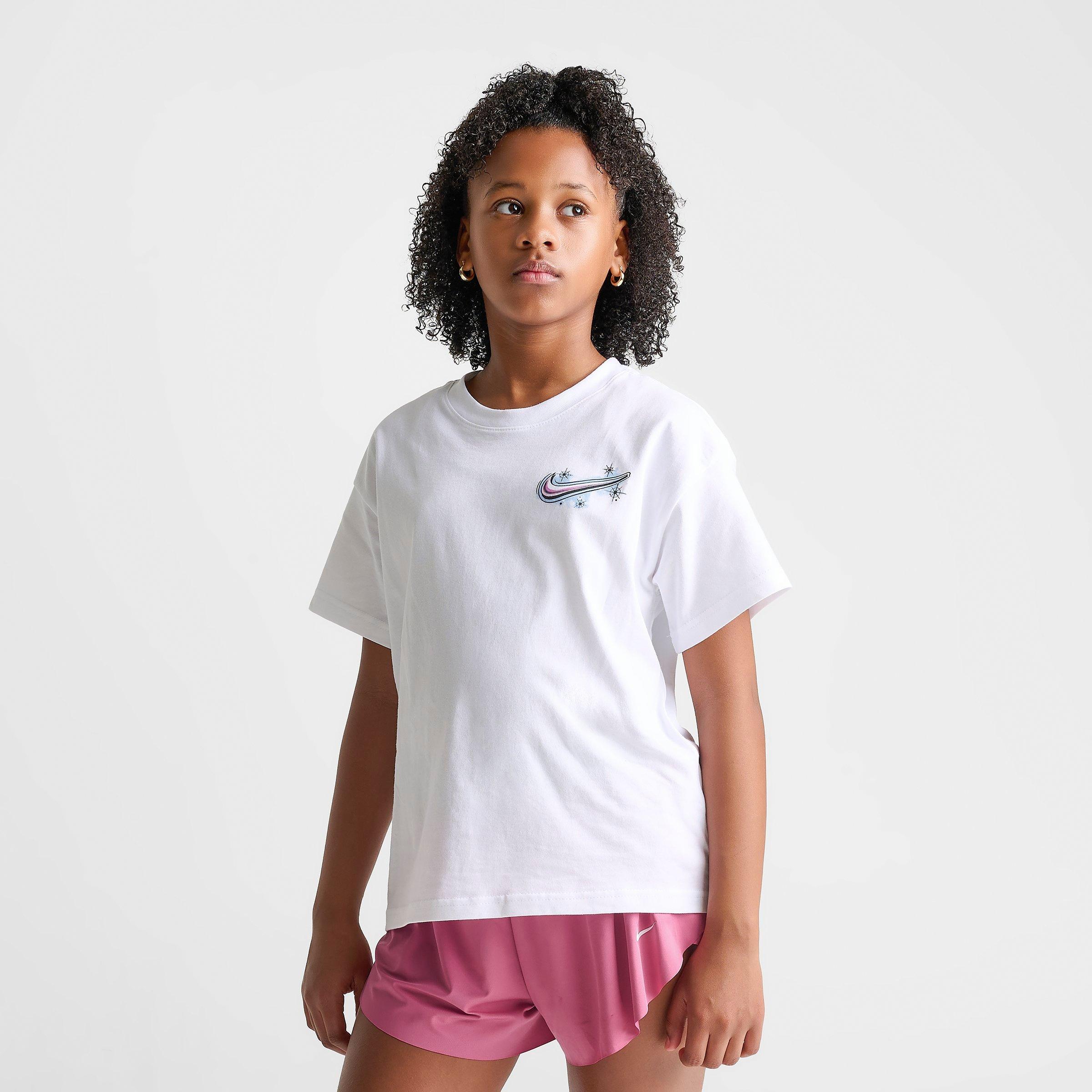 Girls' Big Kids' Nike Sportswear Doodle T-Shirt