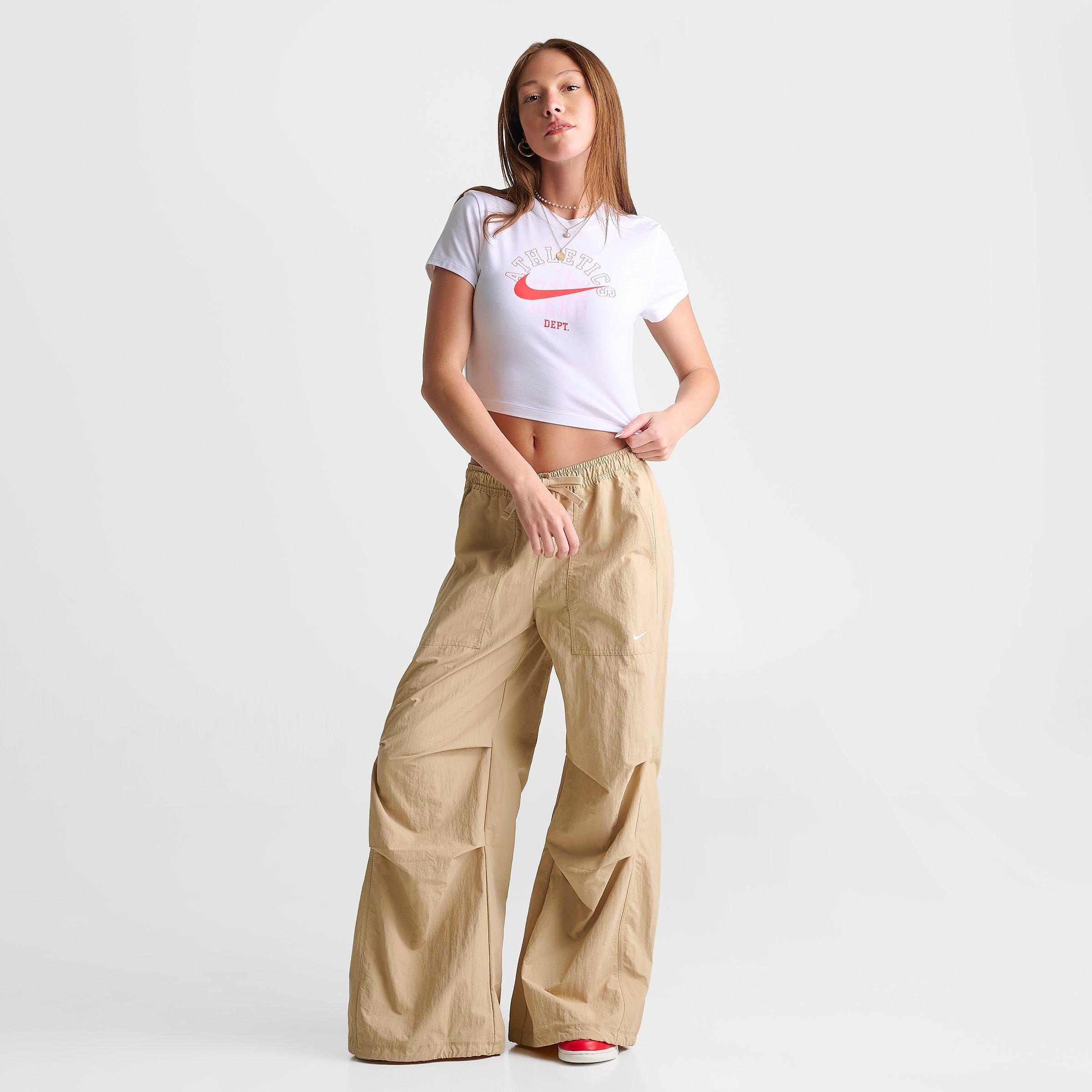 Women's Nike Sportswear Chill Knit Athletics Dept. Slim Cropped T-Shirt