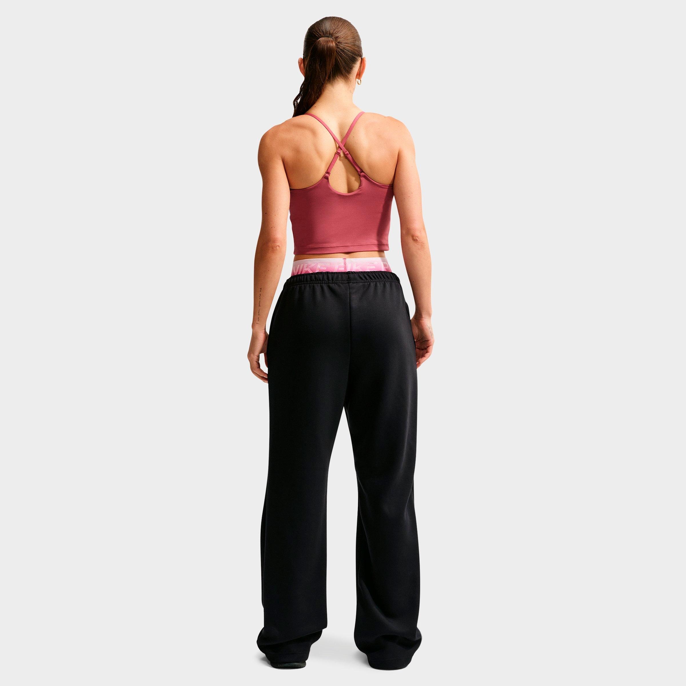 Women's Nike Studio Fleece Sport Dri-FIT Mid-Rise Open-Hem Pants