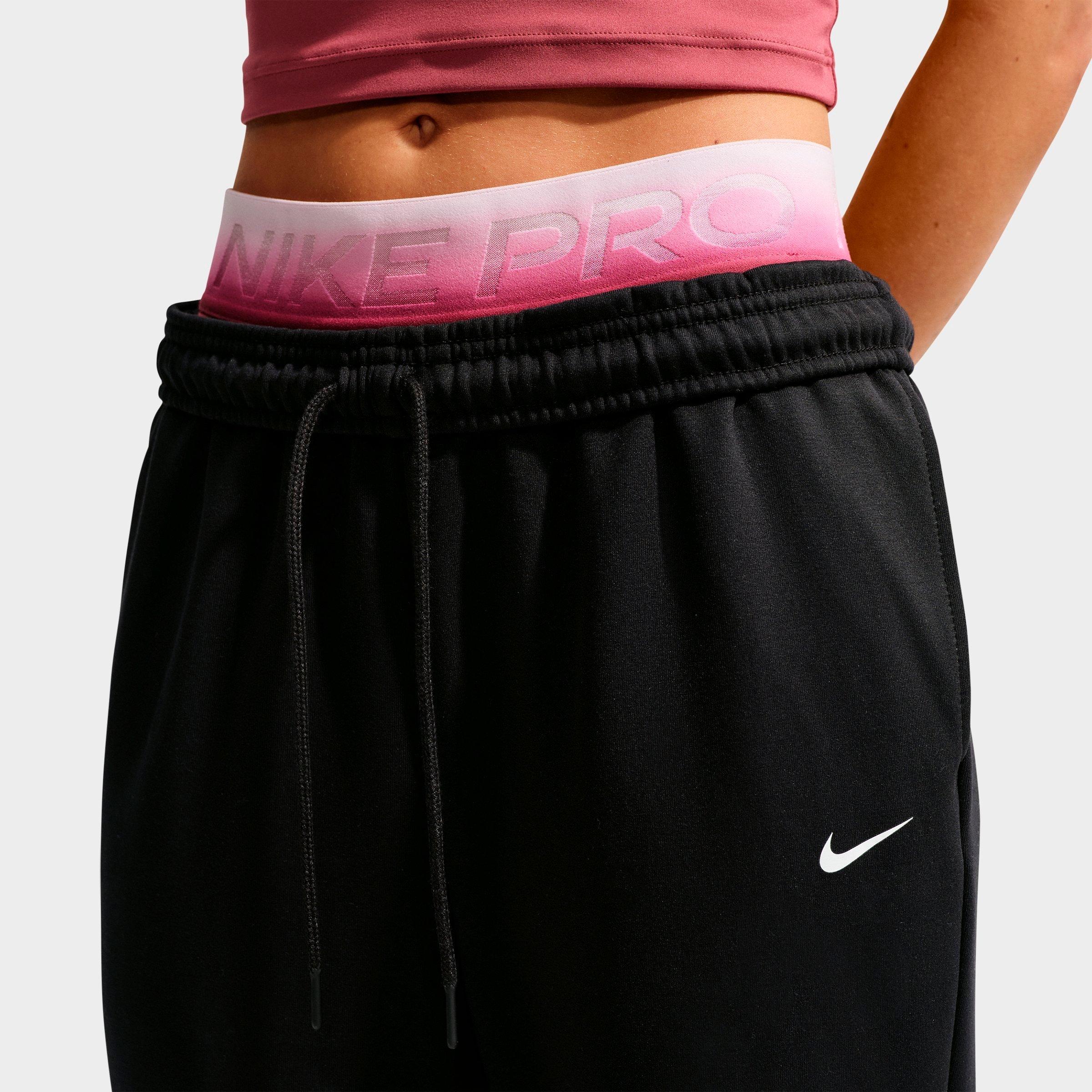 Women's Nike Studio Fleece Sport Dri-FIT Mid-Rise Open-Hem Pants