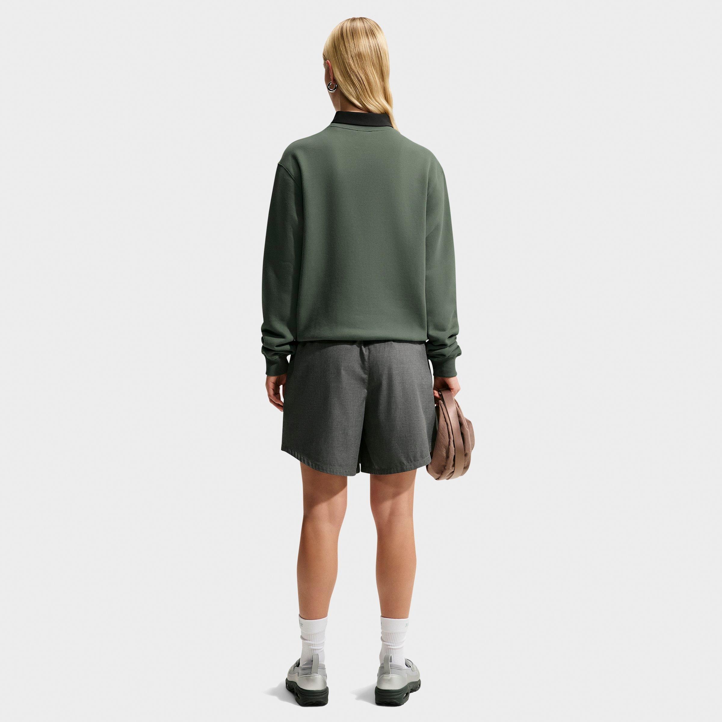 Women's Nike Studio Fleece Medium Weight Crewneck Sweatshirt