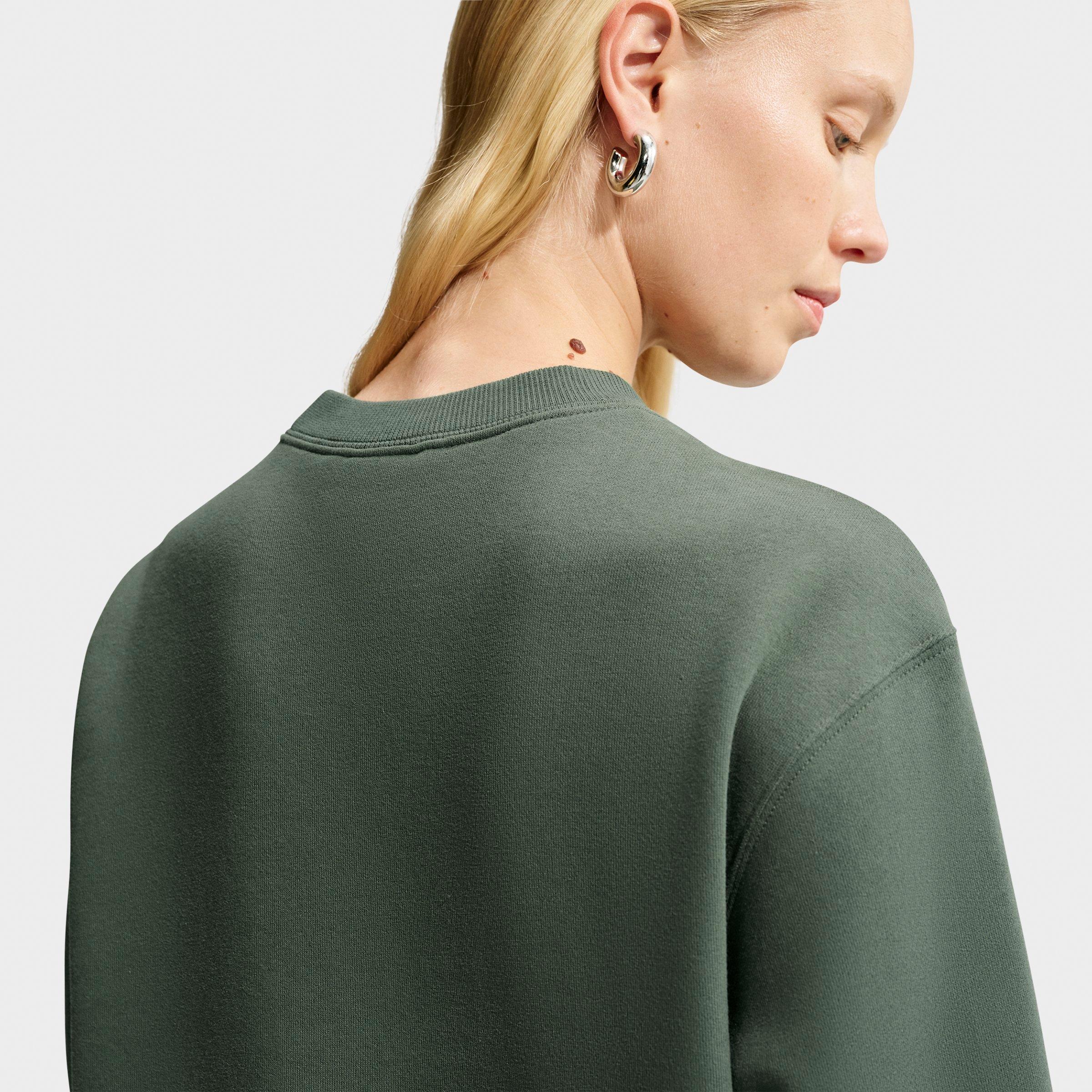 Women's Nike Studio Fleece Medium Weight Crewneck Sweatshirt