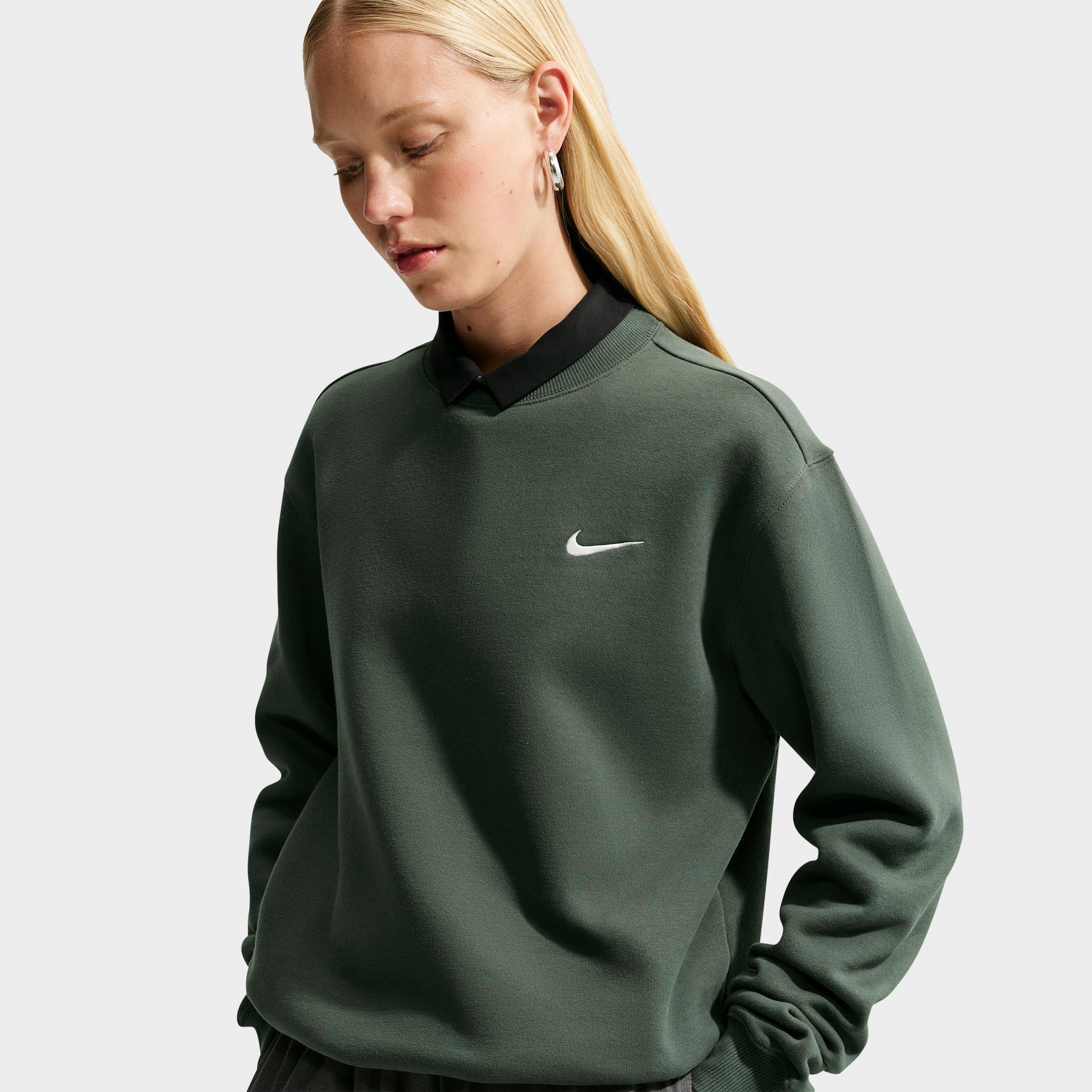Women's Nike Studio Fleece Medium Weight Crewneck Sweatshirt