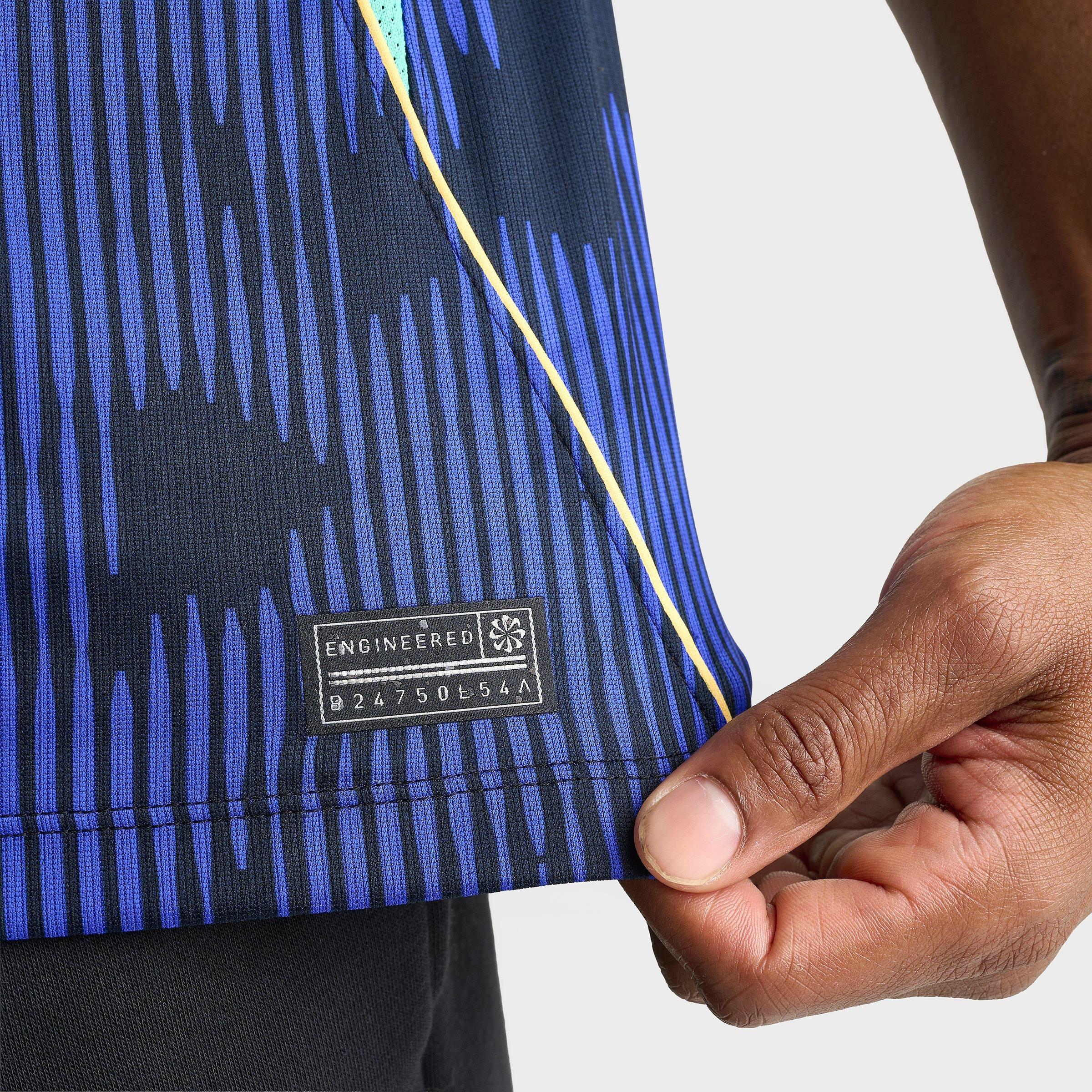 Men's Jordan Brazil 2026 Stadium Away Dri-FIT Replica Soccer Jersey