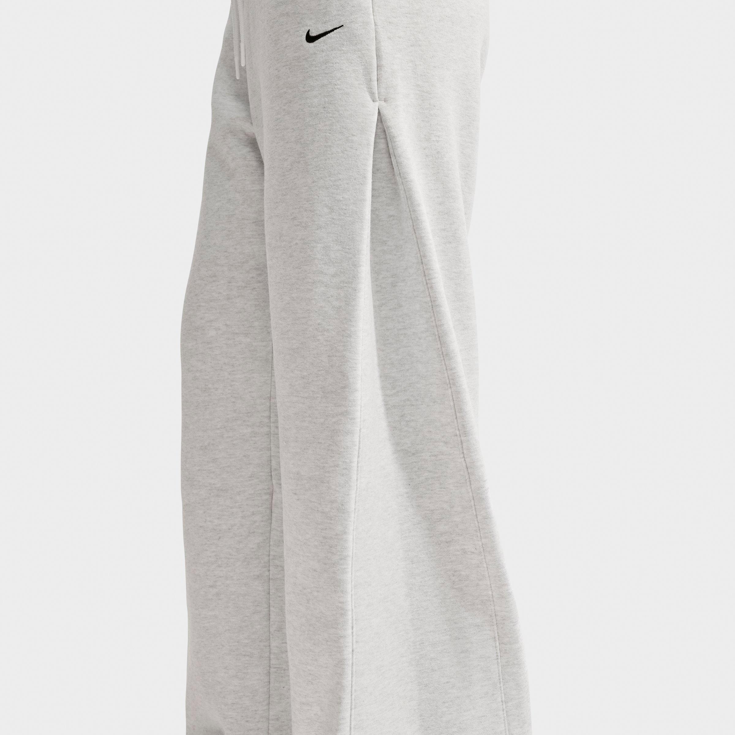 Women's Nike Studio Fleece Medium Weight Loose Pleated Snap Pants
