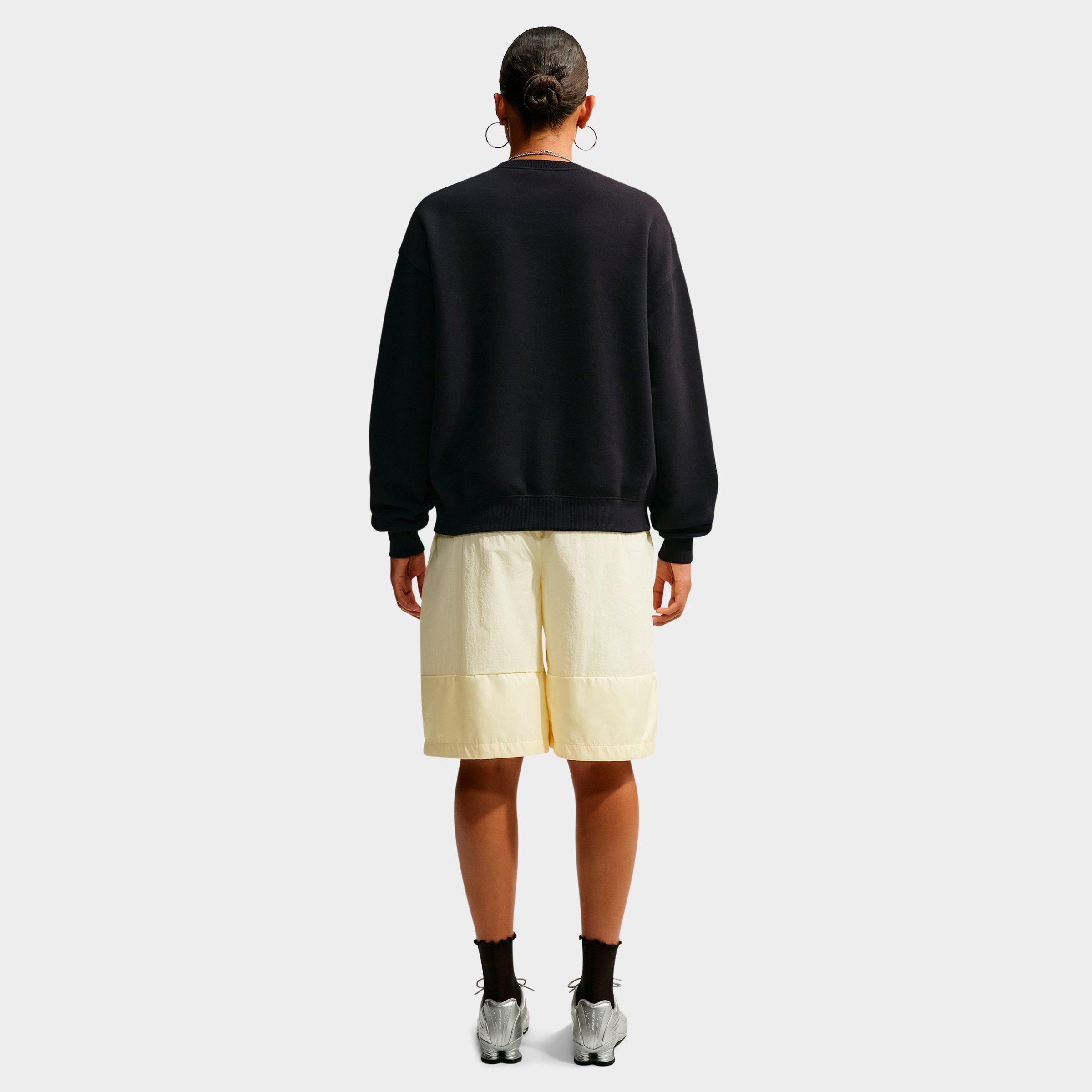 Women's Nike Studio Fleece Medium Weight "Graphic Pack" Embossed Oversized Crewneck Sweatshirt