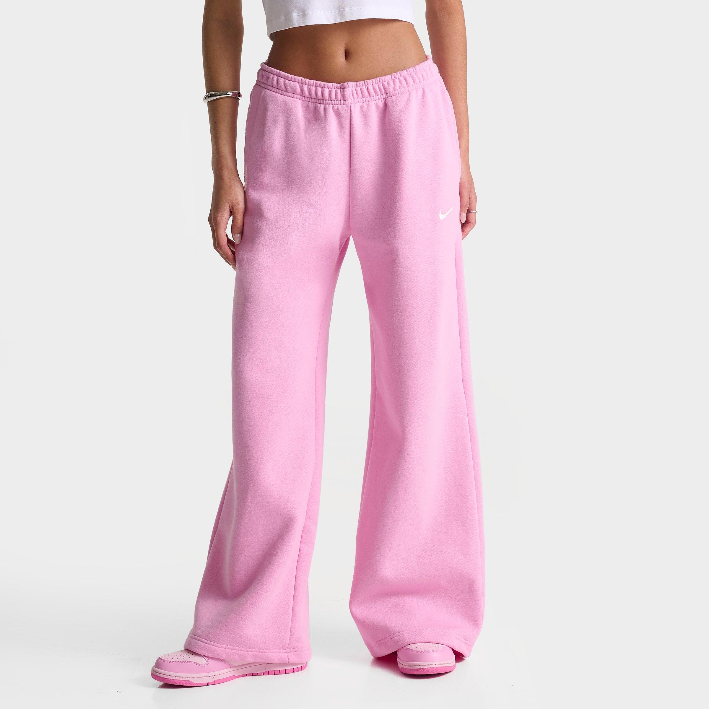 Women's Nike Studio Fleece Medium-Weight Wide-Leg Pants | JD Sports