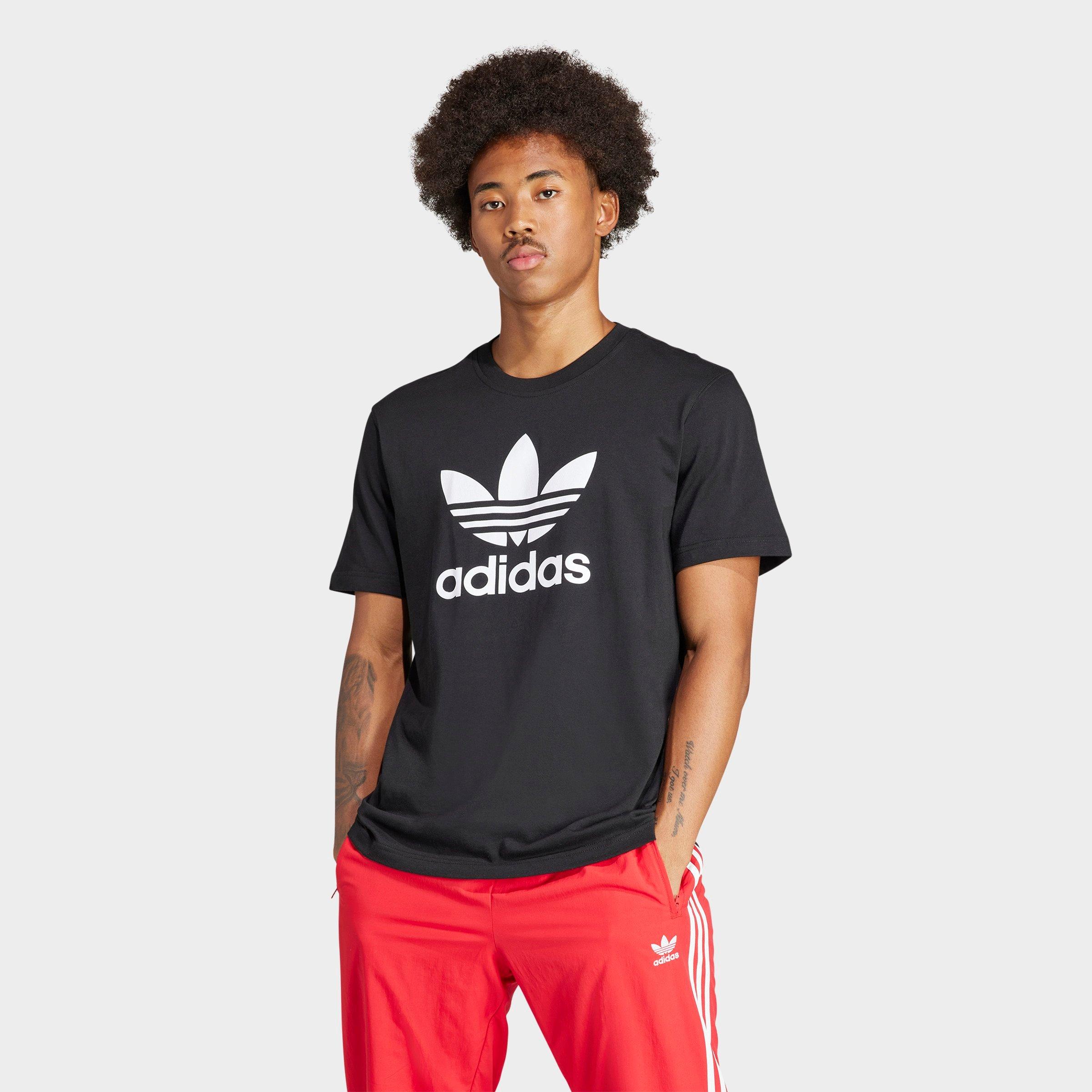 adidas Originals adicolor アディダス ロゴ Tシャツ adidas Originals adicolor large logo T-shirt in black | ASOS