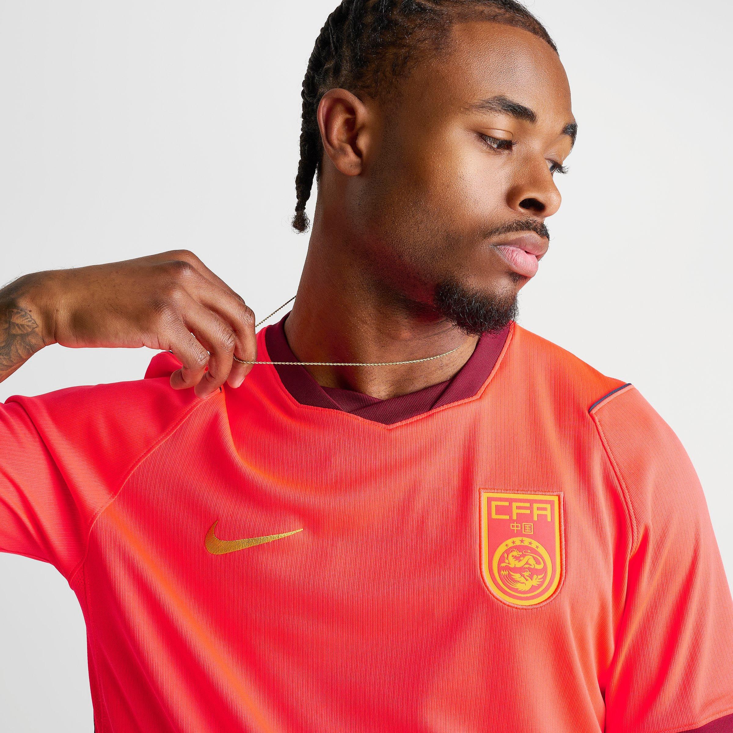 Men's Nike China 2026 Stadium Home Dri-FIT Replica Soccer Jersey