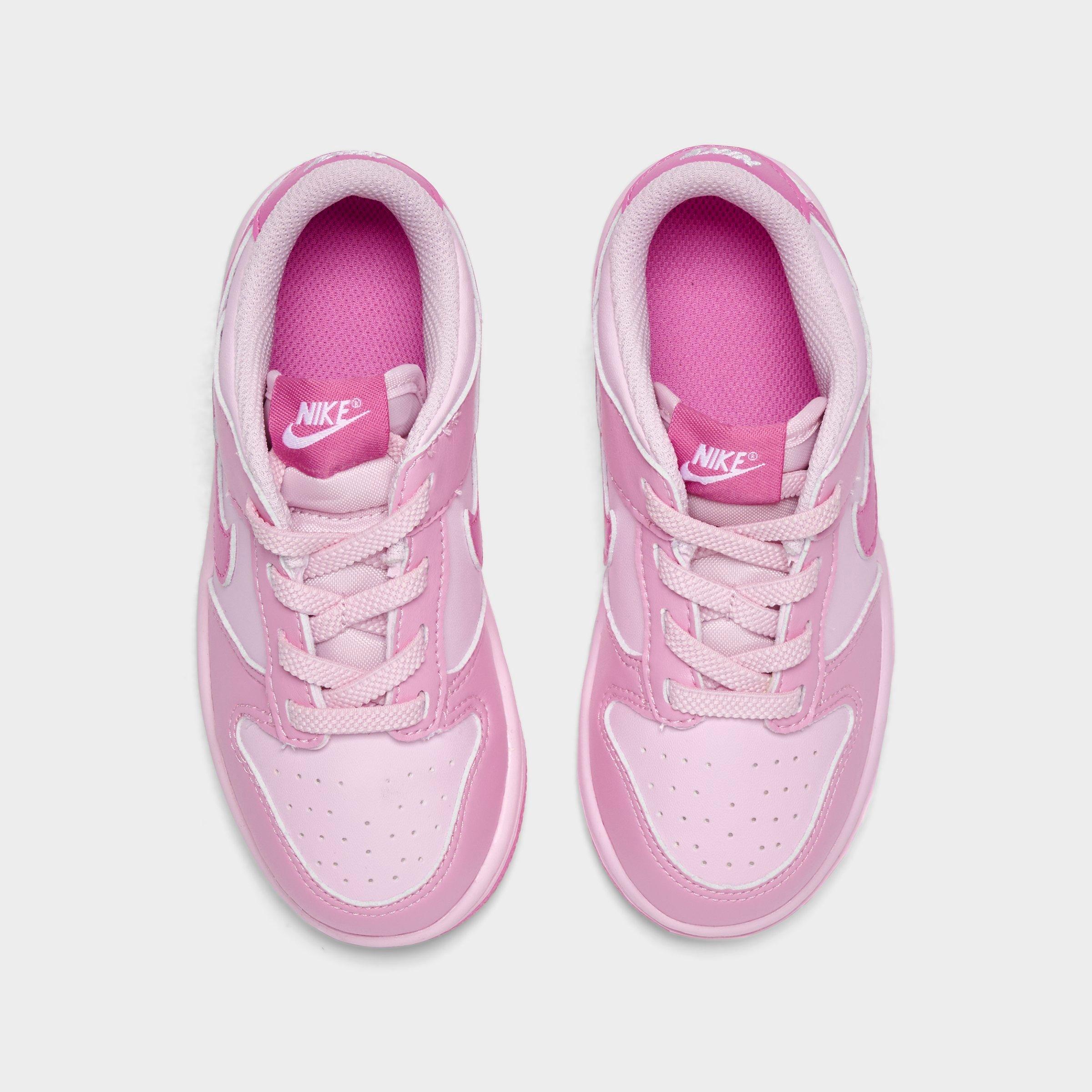 Girls' Toddler Nike Dunk Low Stretch Lace Casual Shoes