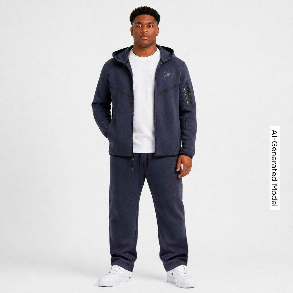 Men's Nike Tech Fleece Windrunner Graphic Full-Zip Hoodie