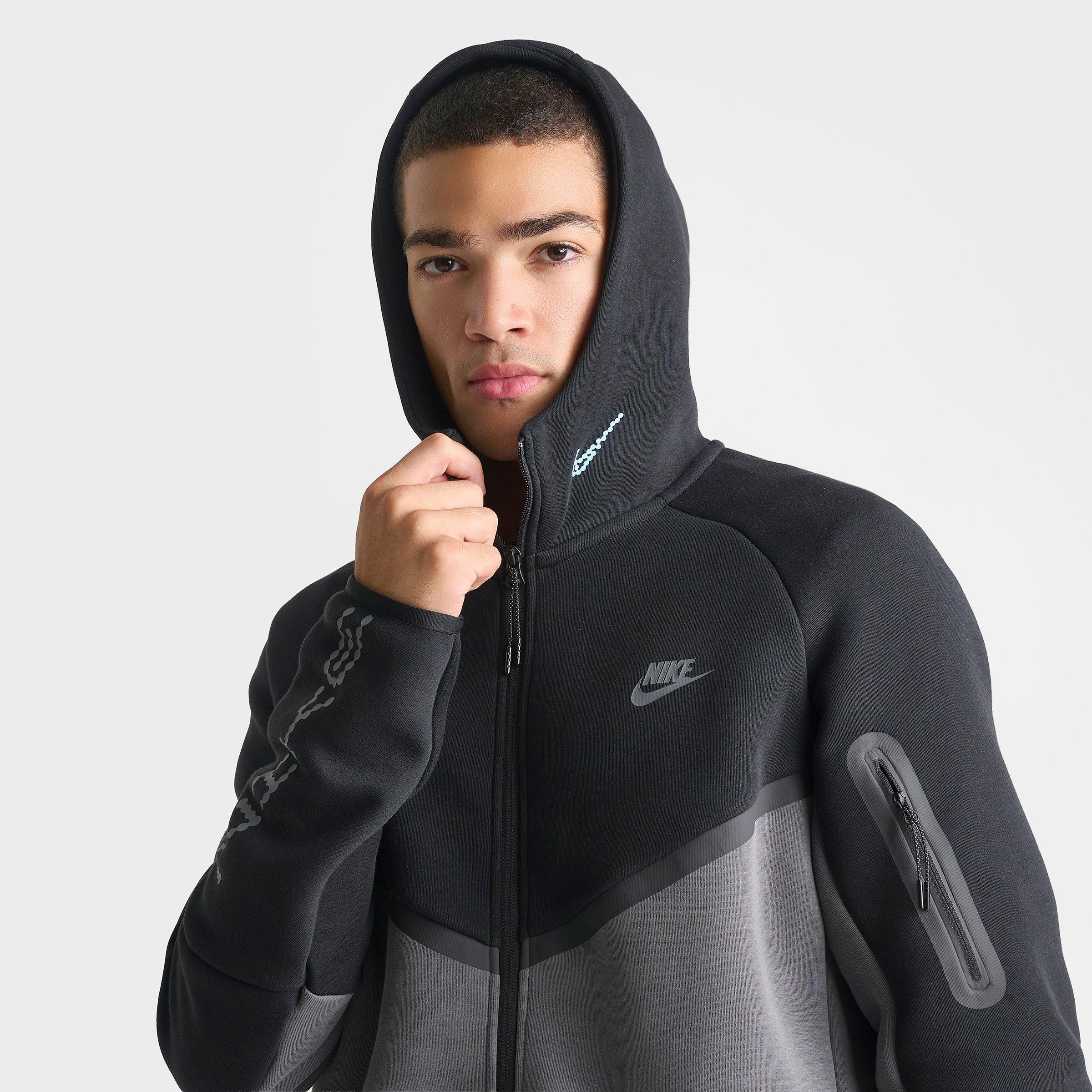 Men's Nike Tech Fleece Windrunner Digital Graphic Full-Zip Hoodie